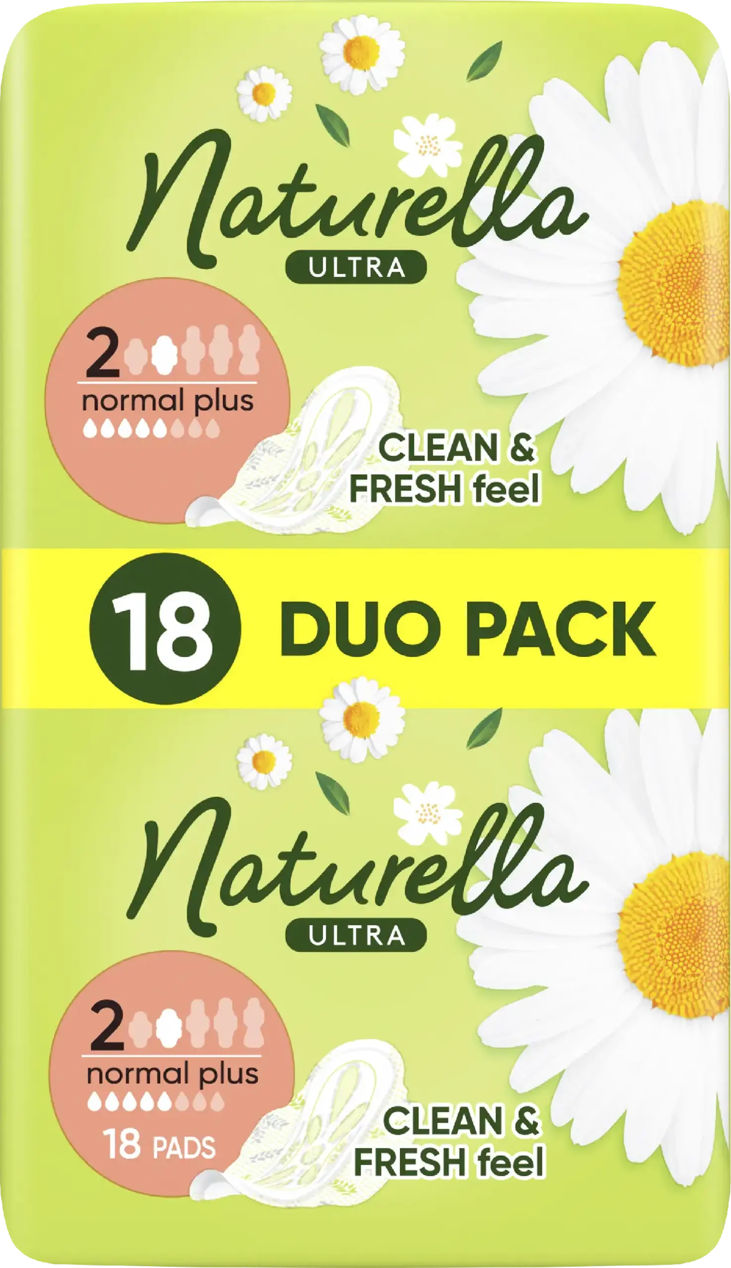 NATURELLA ULTRA DUO NORMAL PLUS 18