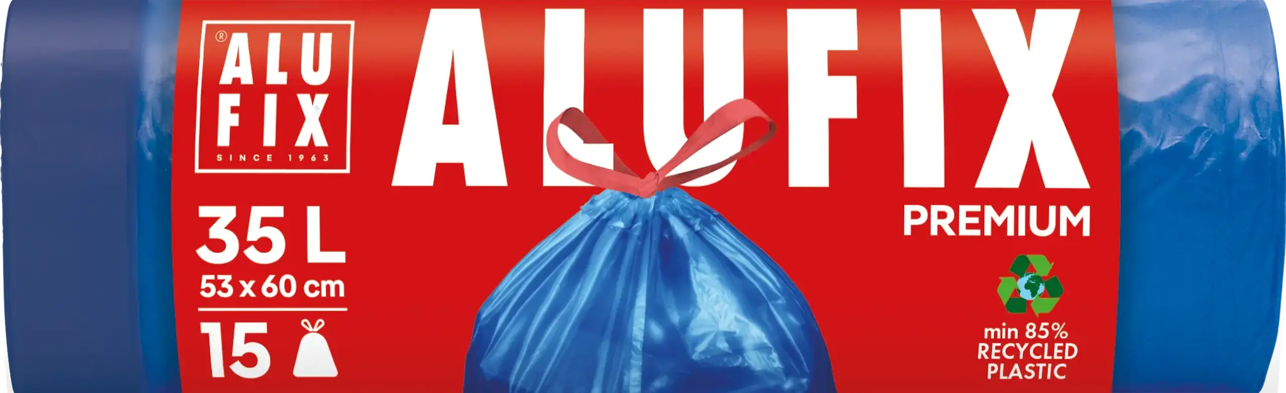 ALUFIX SACI STRIATI BLUE 35L/15BUC