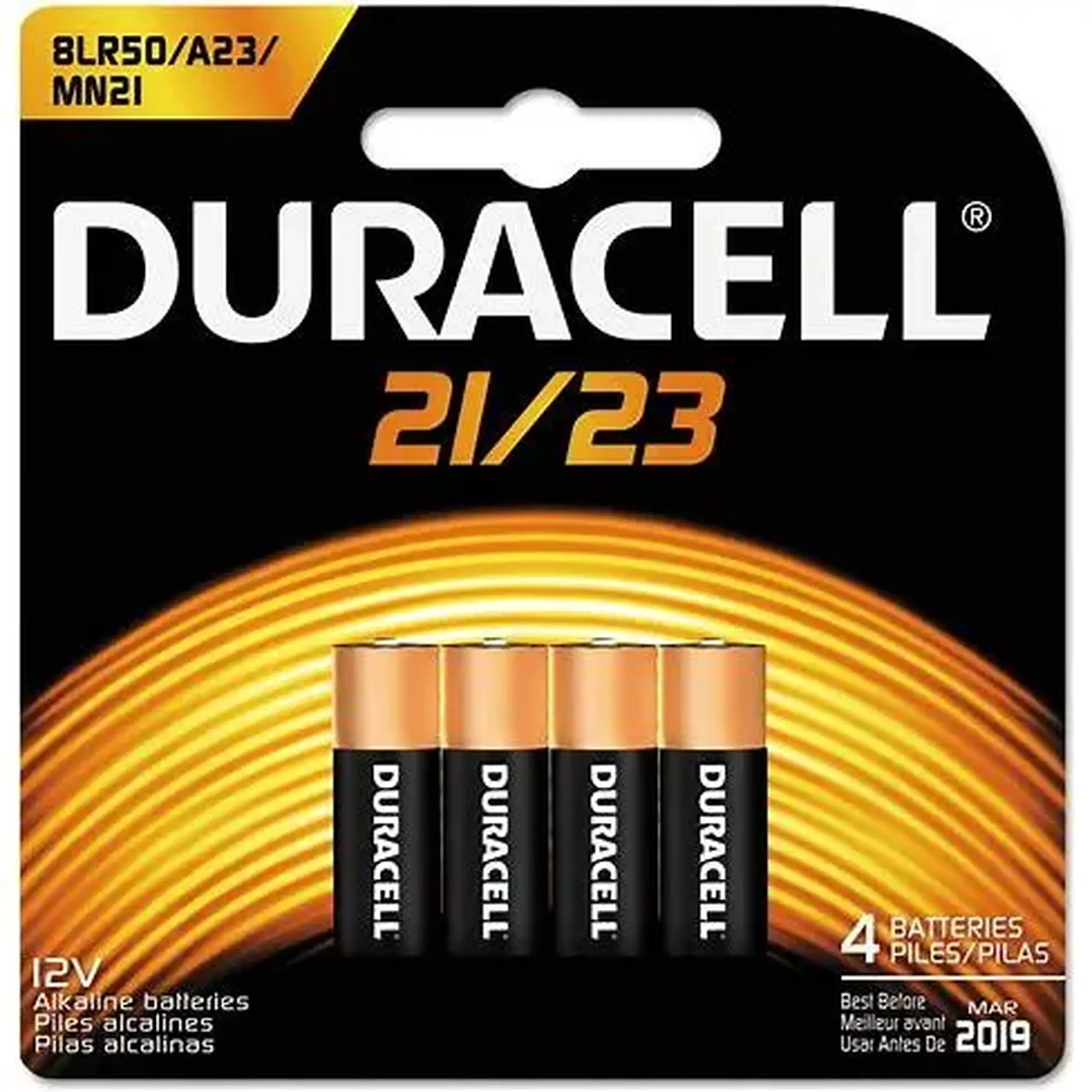DURACELL BATTERY ALKALINE MN21 B1