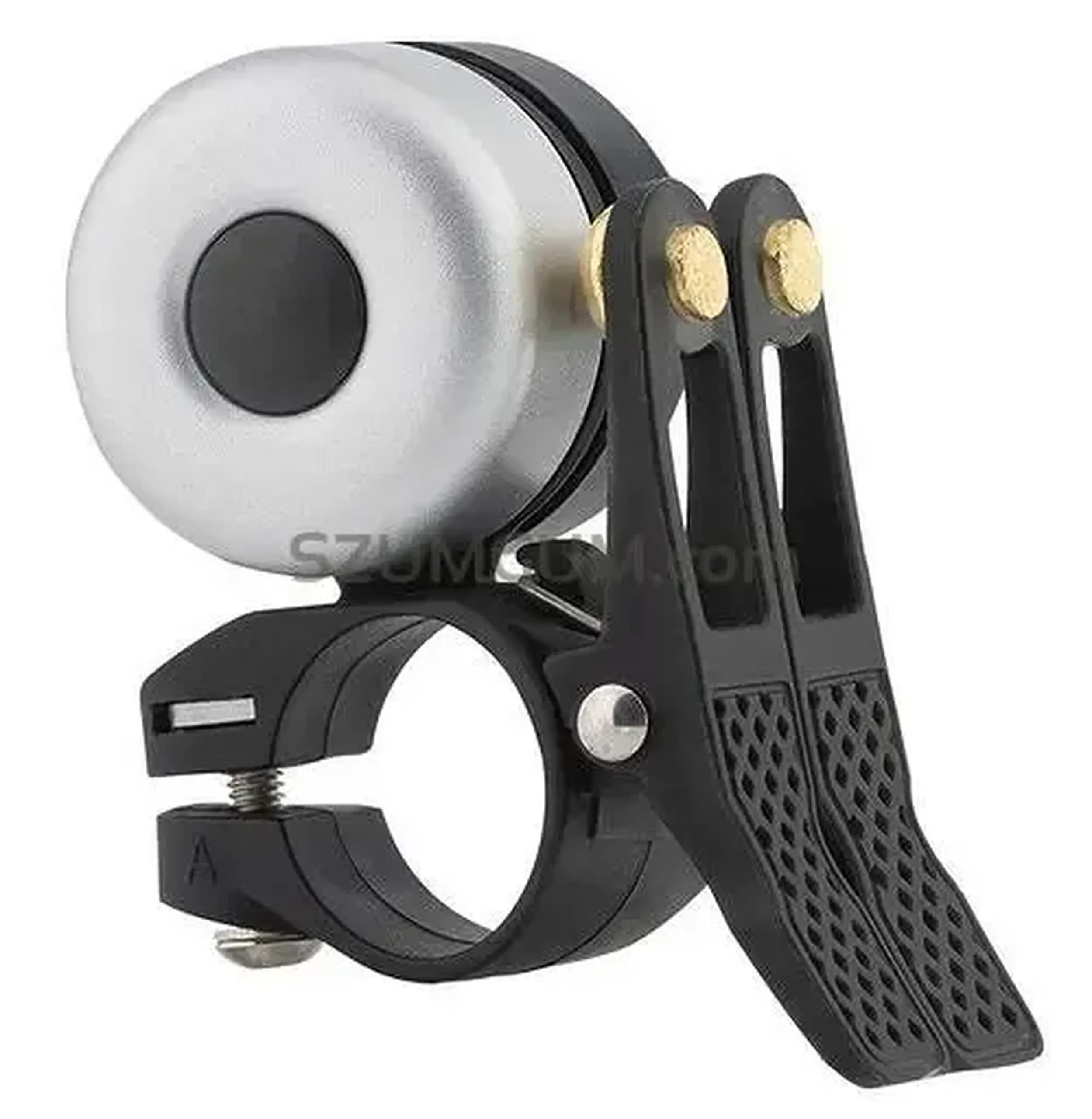 Sonerie pentru bicicleta ROCKBROS Retro din alama, negru/argintiu – 2019-1BBS