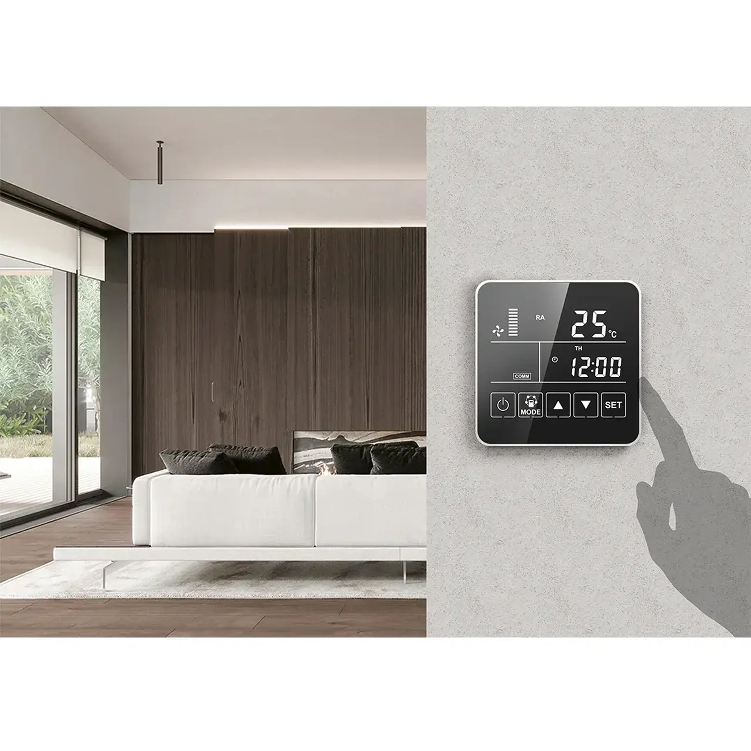 Ventilator cu recuperare de energie CFA 500C 165 W 220 - 240 V 500 m³/h ECO PAIR PLUS
