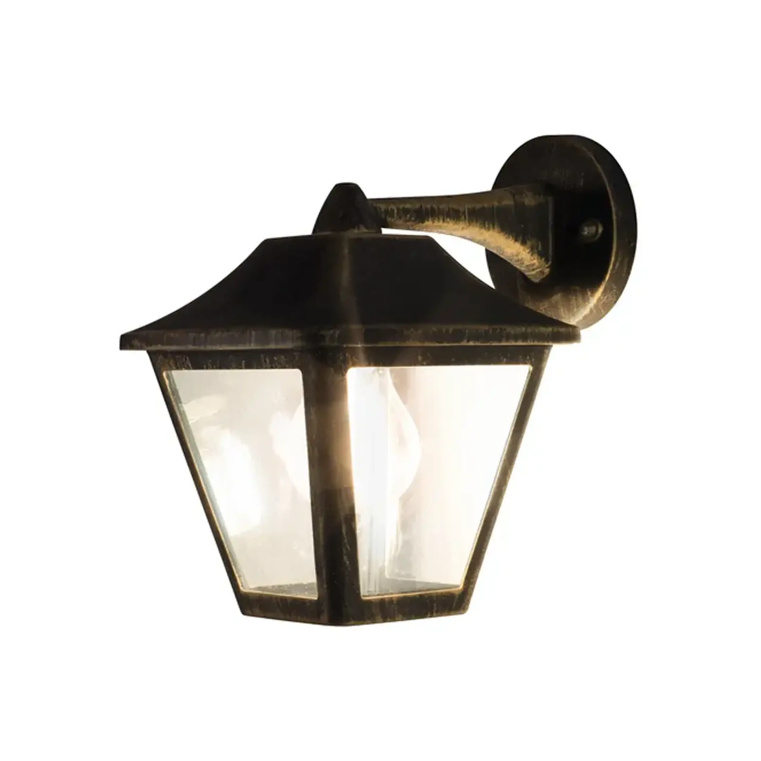 Aplică ENDURA CLASSIC 60 W E27 220 - 240 V IP43 OSRAM - Negru/Auriu 230 x 170 x 230 mm (L x W x H x Ø)