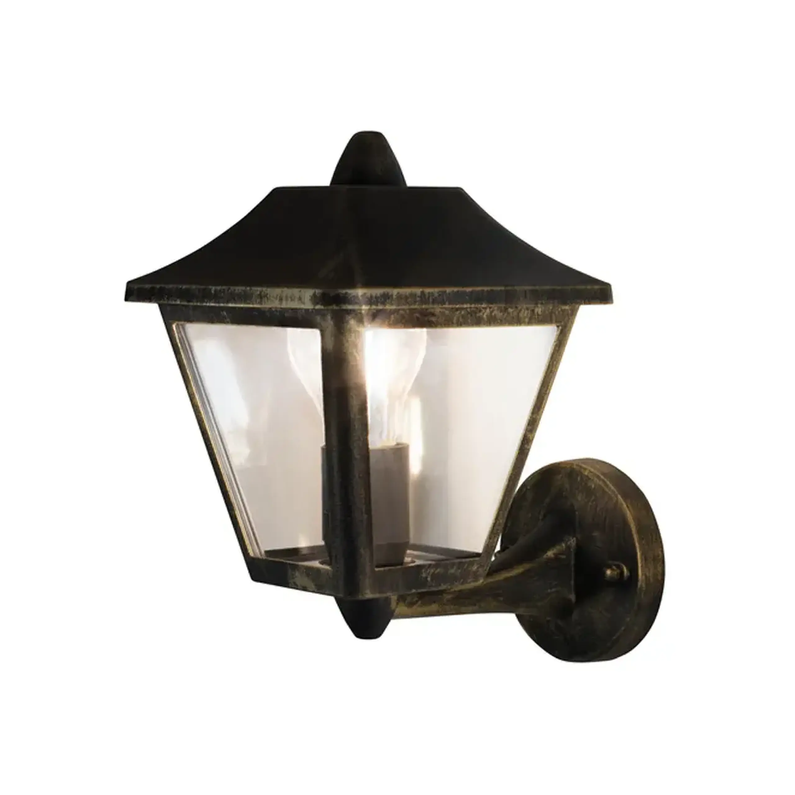 Aplică ENDURA CLASSIC 60 W E27 220 - 240 V IP43 OSRAM - Negru/Auriu 230 x 170 x 260 mm (L x W x H x Ø)