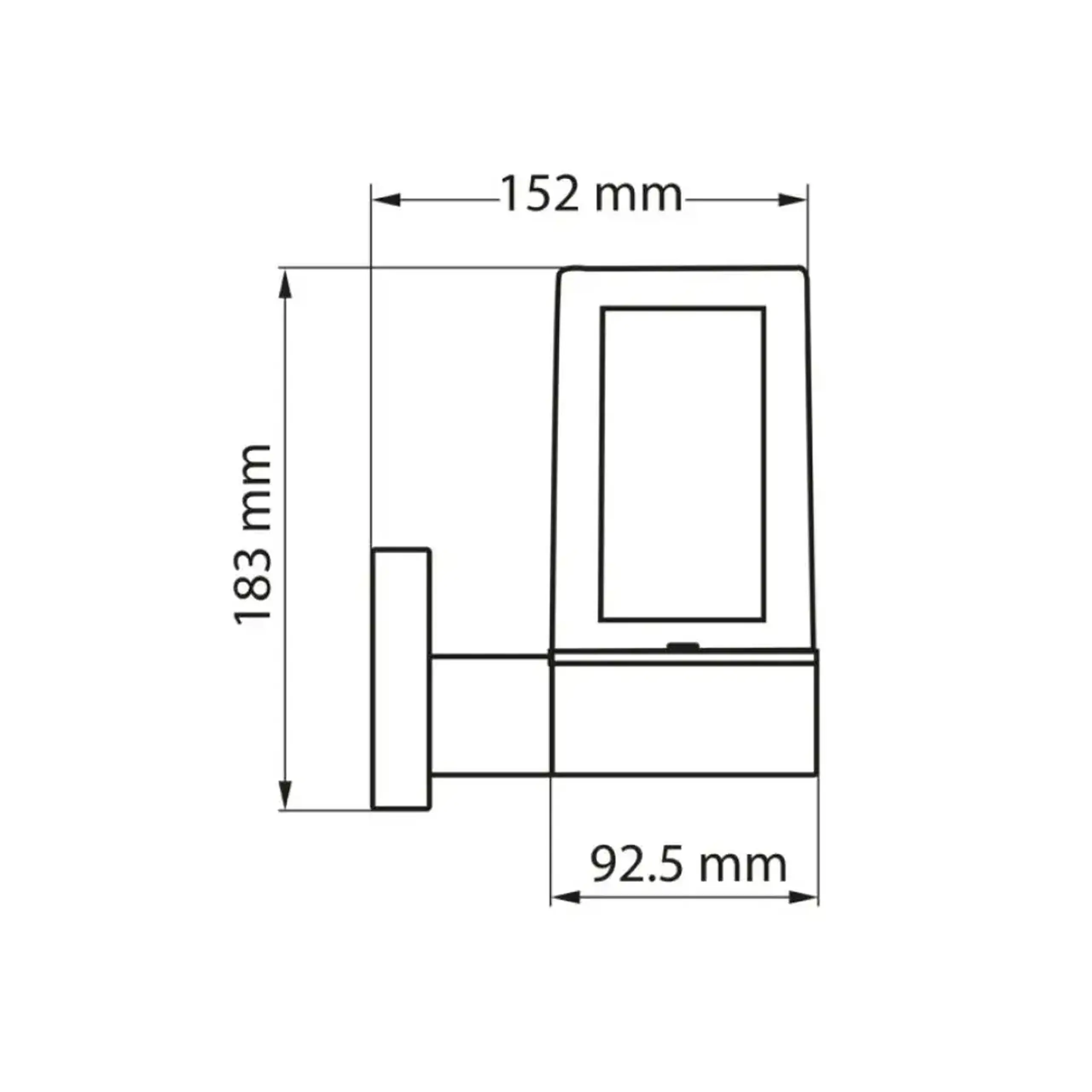 Corp de iluminat CINAR-3 40 W E27 220 - 240 V IP44 Horoz