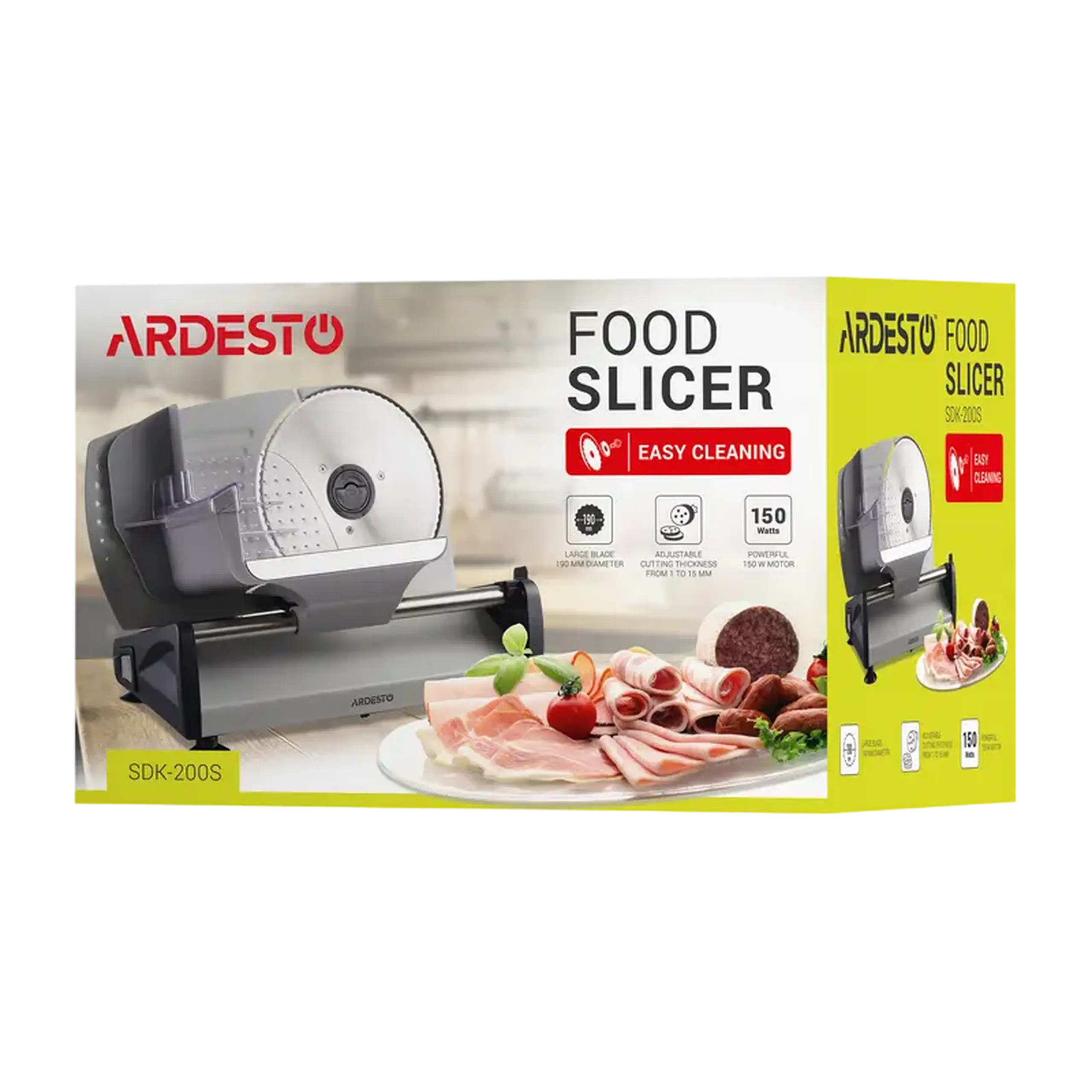Feliator Ardesto SDK-200S, Oțel inoxidabil