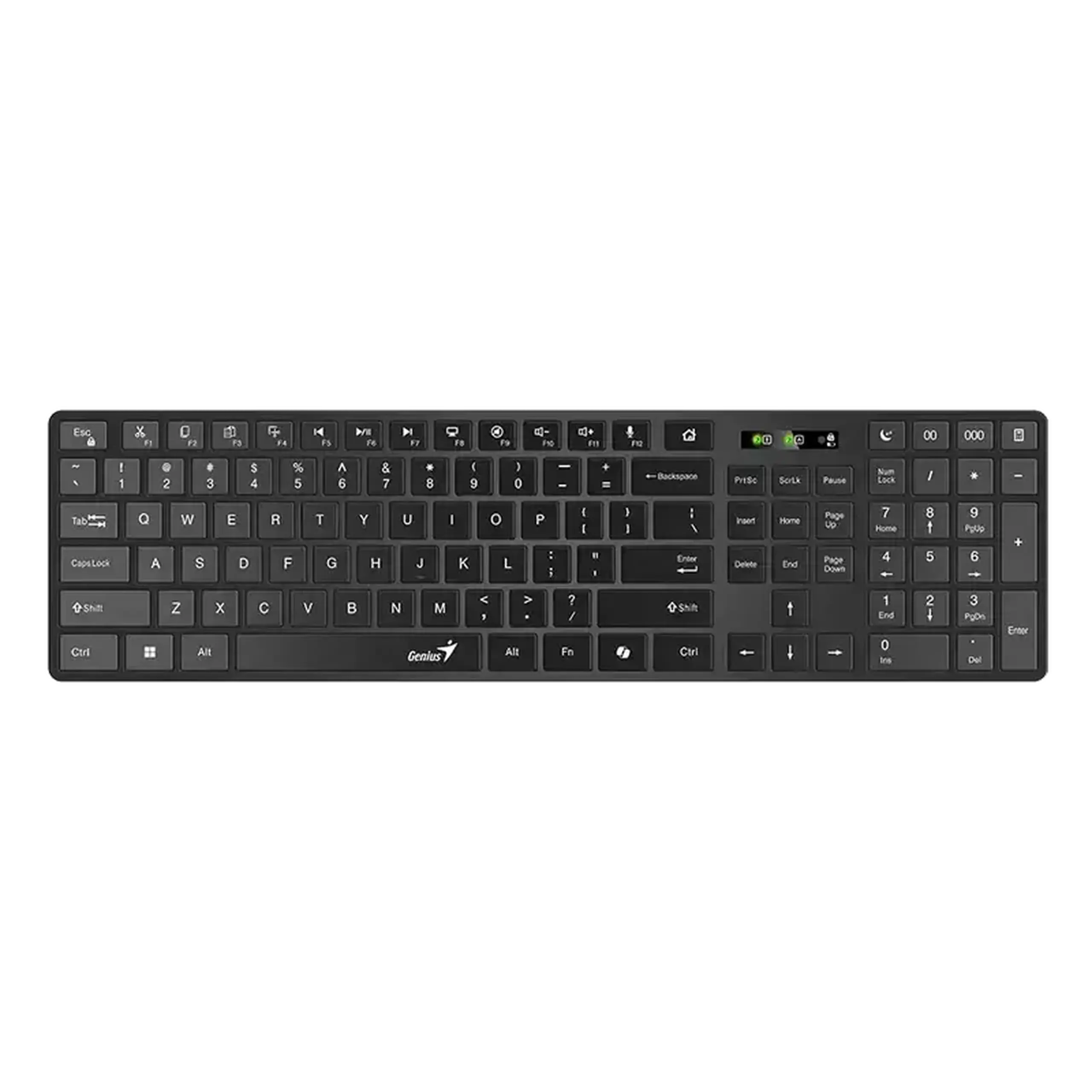 Tastatură Genius SlimStar 7250BT, Fără fir, Negru
