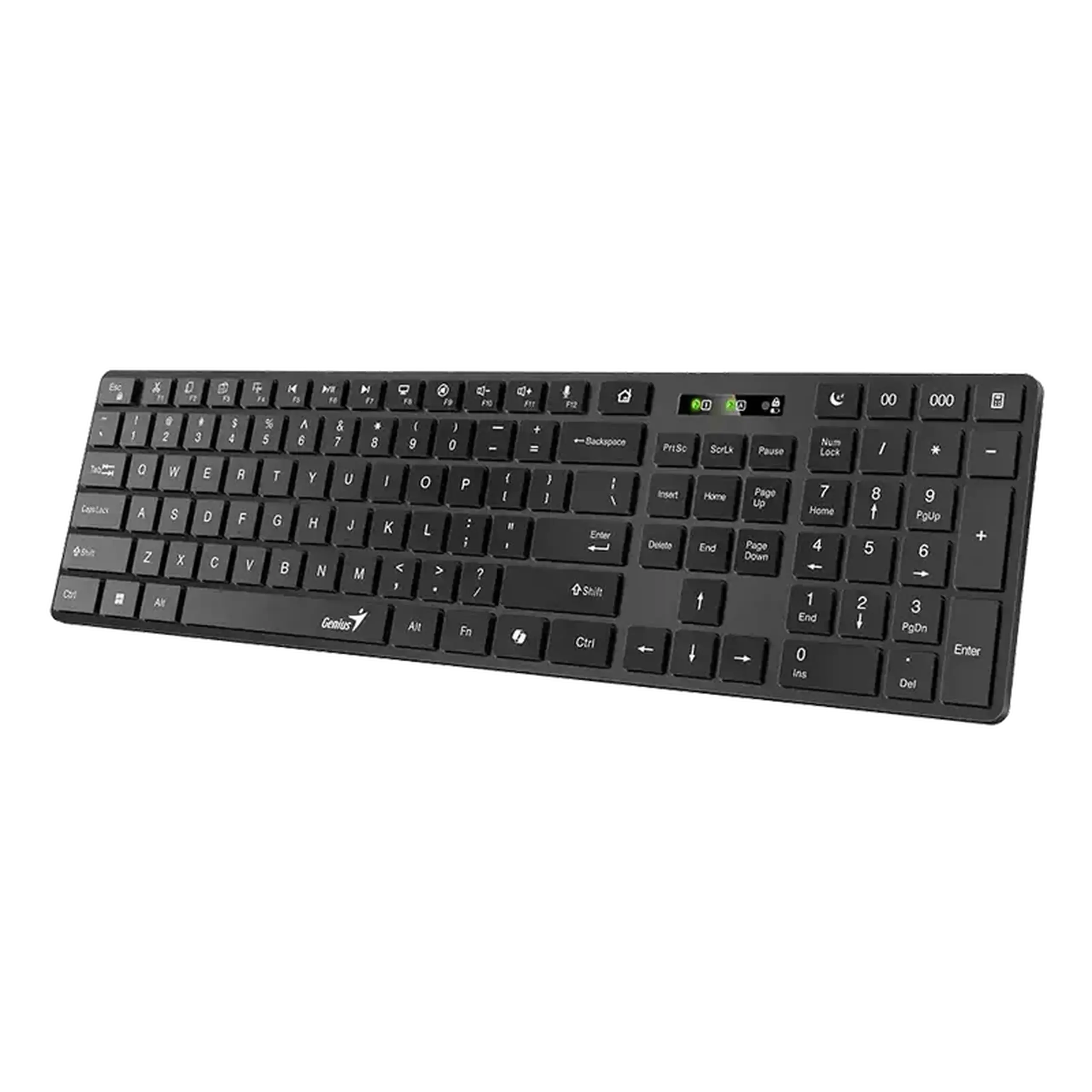 Tastatură Genius SlimStar 7250BT, Fără fir, Negru
