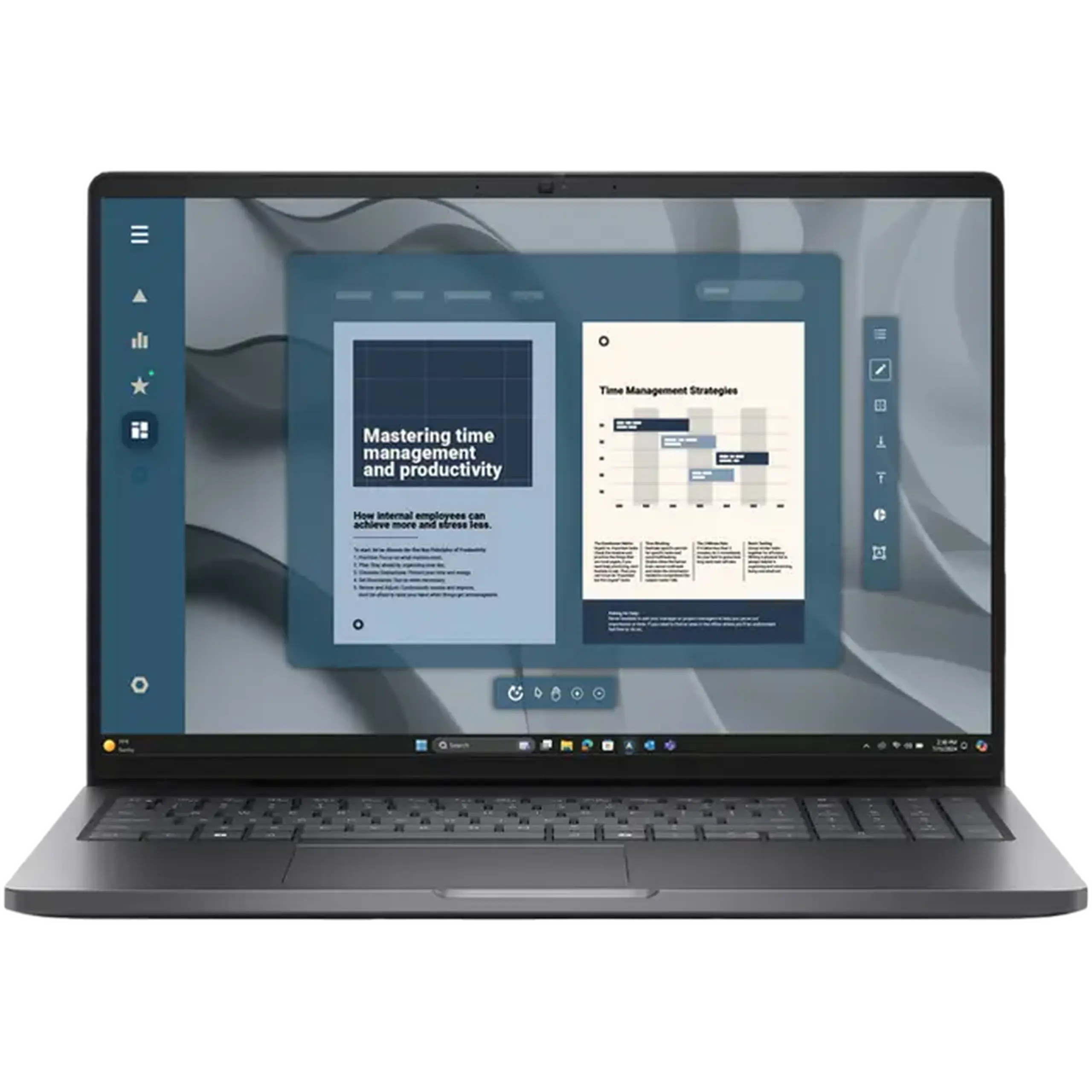 Laptop Business 16" DELL Pro 16 PC16255, Magnetite, AMD Ryzen 5 220, 16GB/512GB, Windows 11 Pro