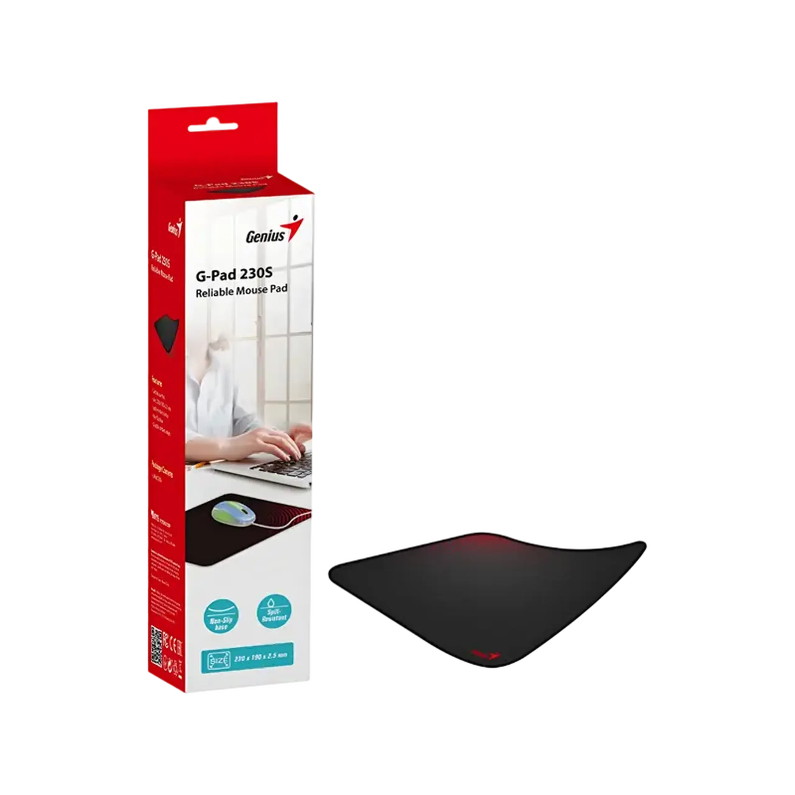 Mouse Pad pentru jocuri Genius G-Pad 230S, Medium, Negru