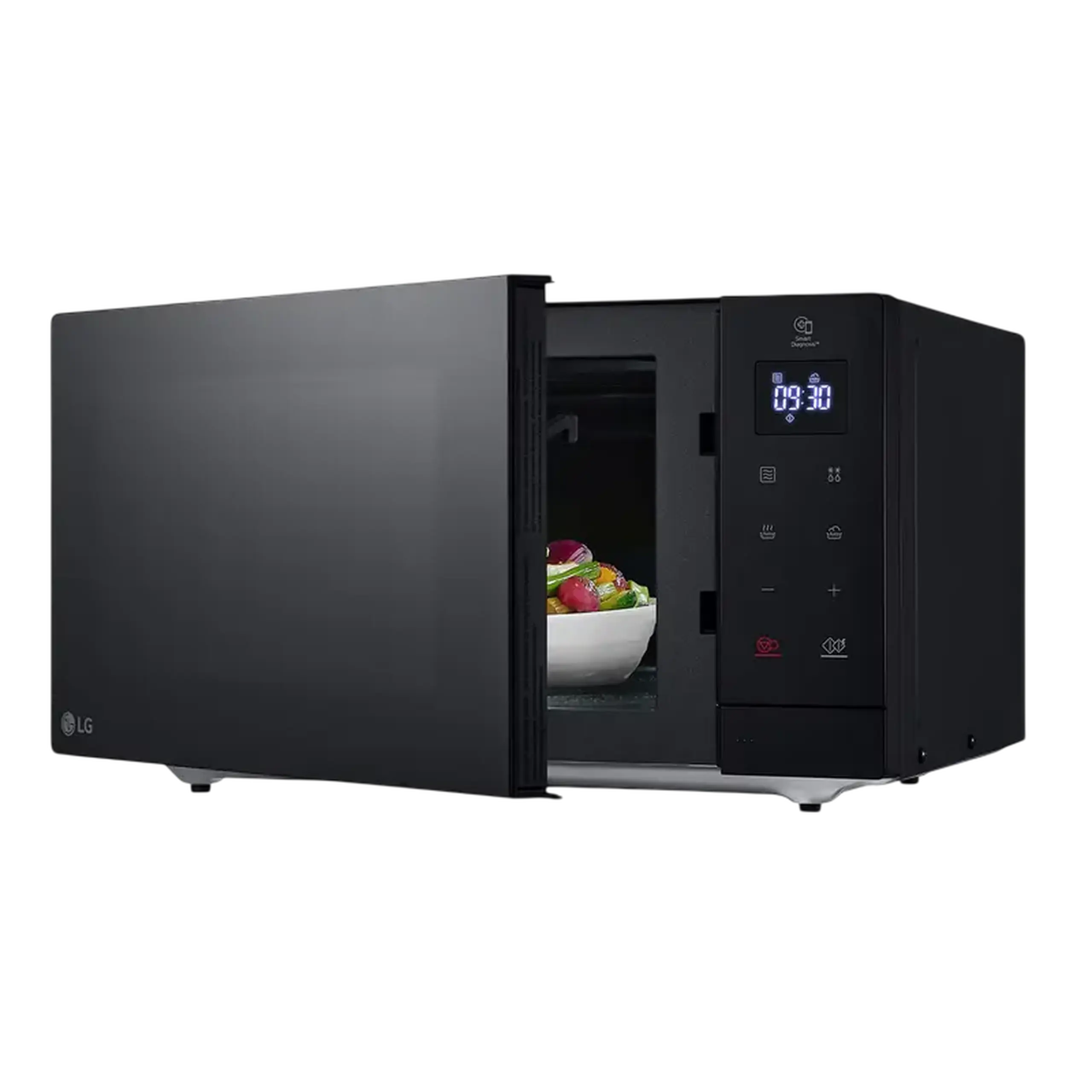 Cuptor cu microunde LG MS3032JAR, Negru