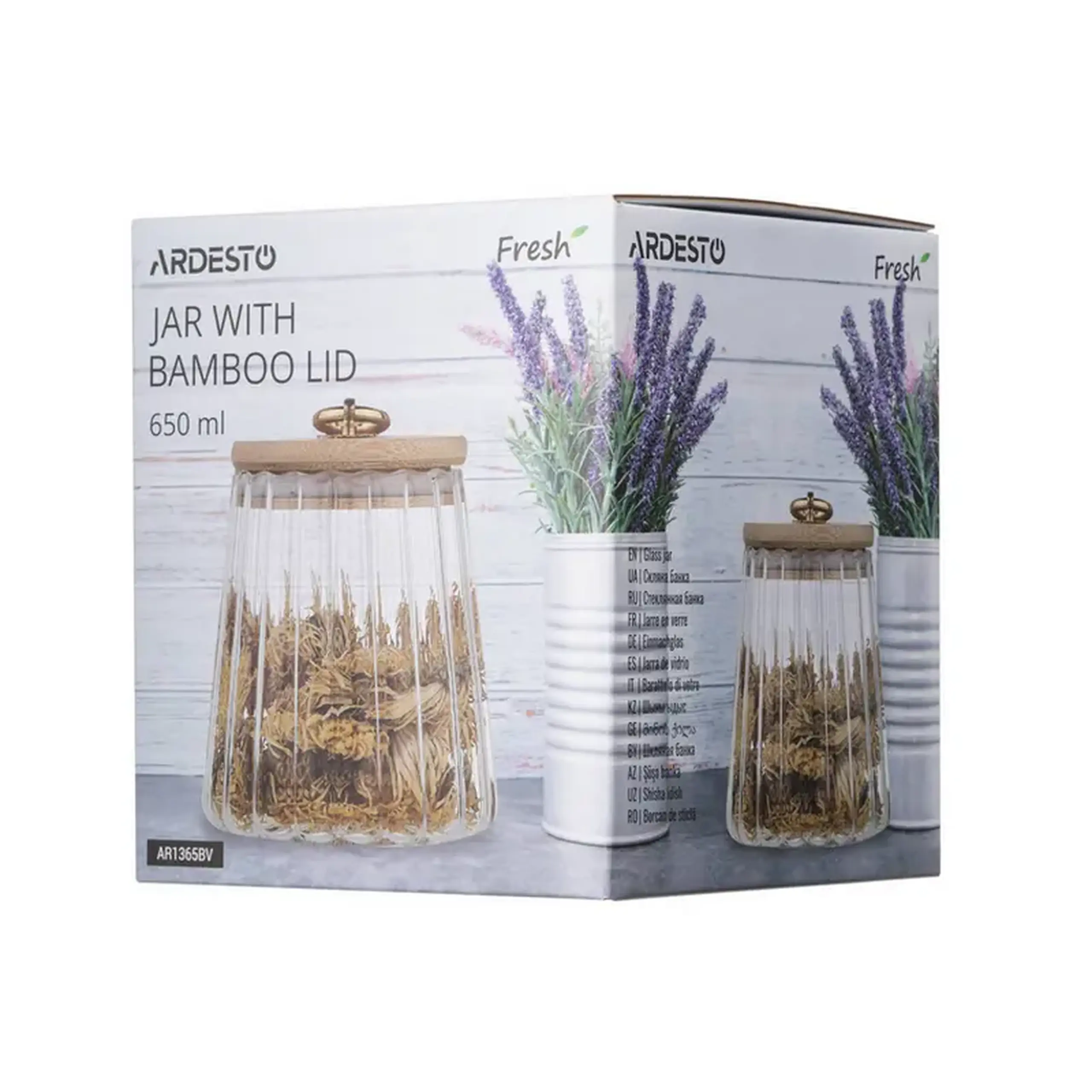Cutie alimentara Ardesto AR1365BV, Transparent