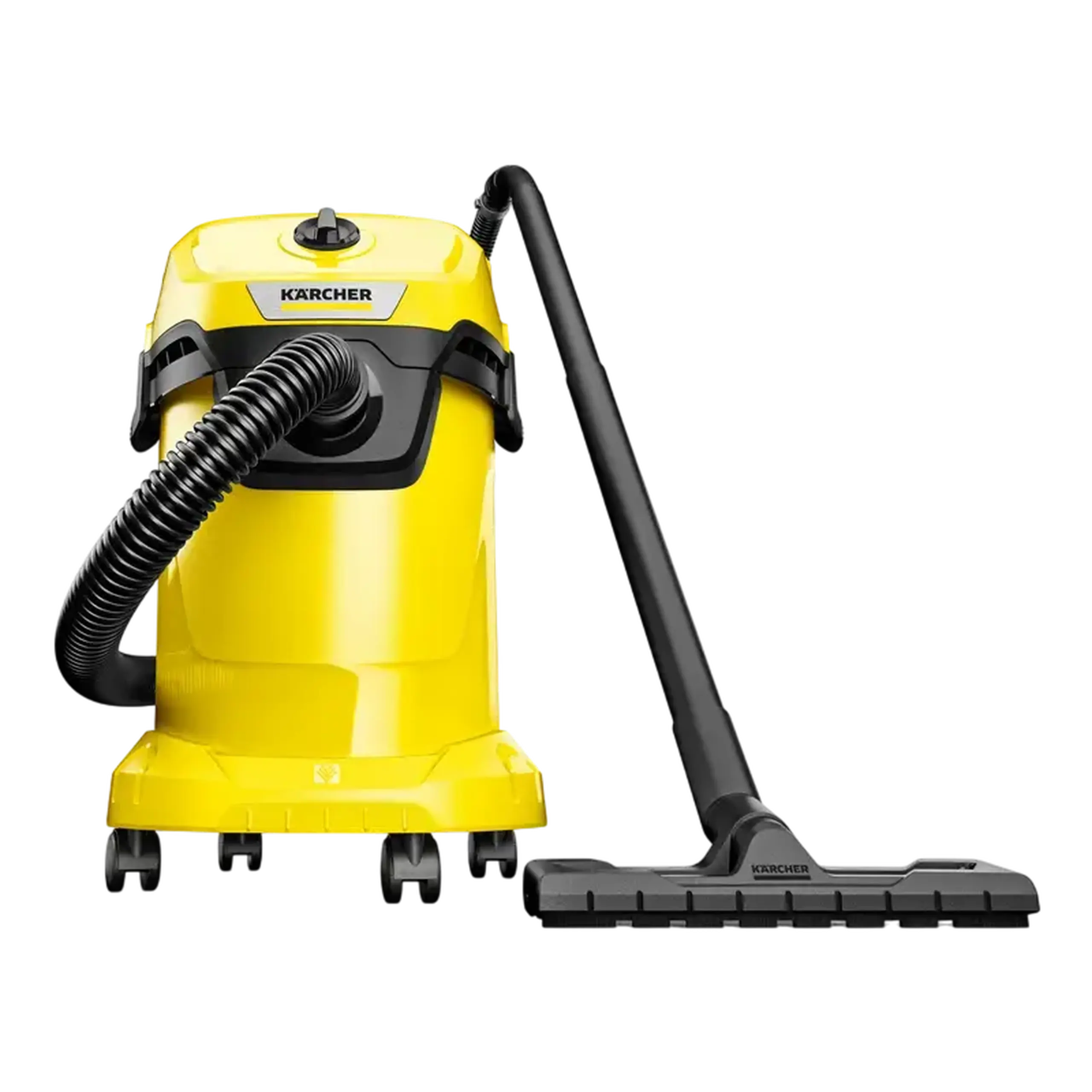 Aspirator Karcher WD 3 V-17/4/20 + Duza auto WD, Galben
