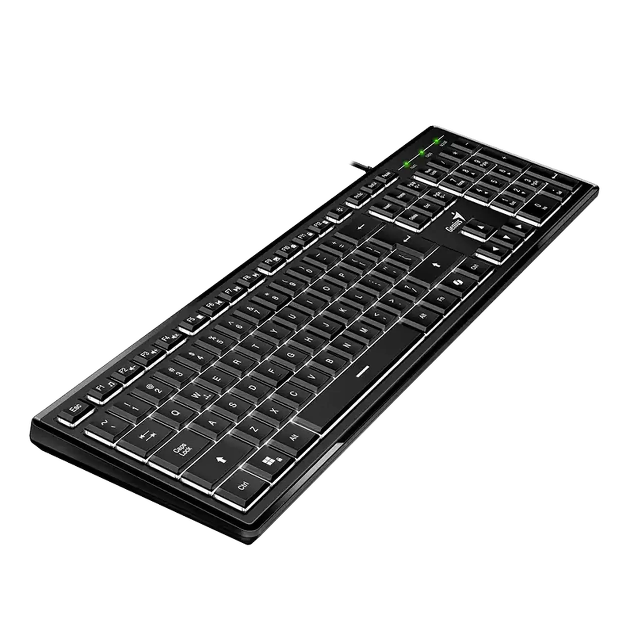 Tastatură Genius SlimStar 820, Cu fir, Negru