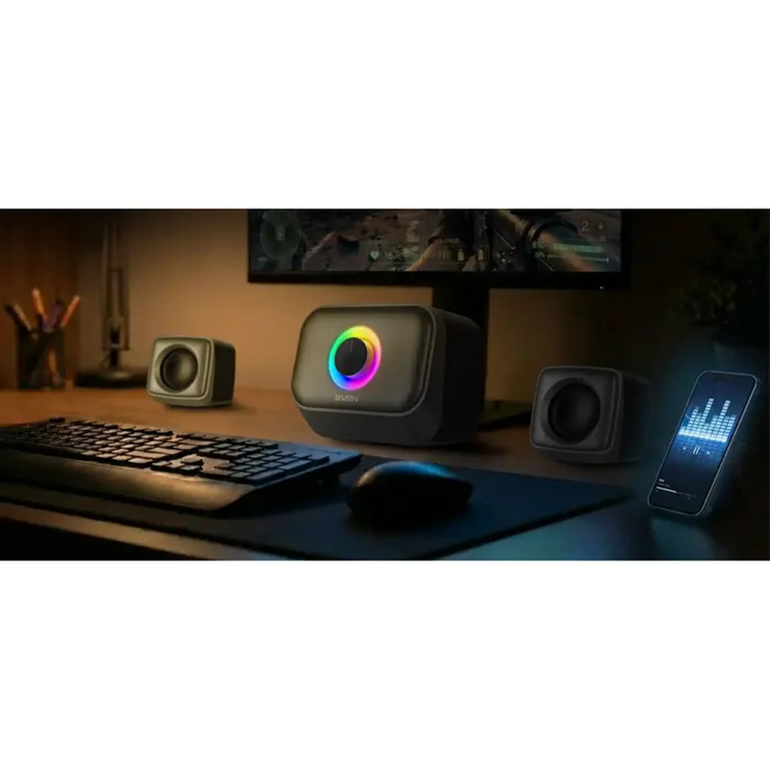 Sistem audio SVEN MS-G32, Negru