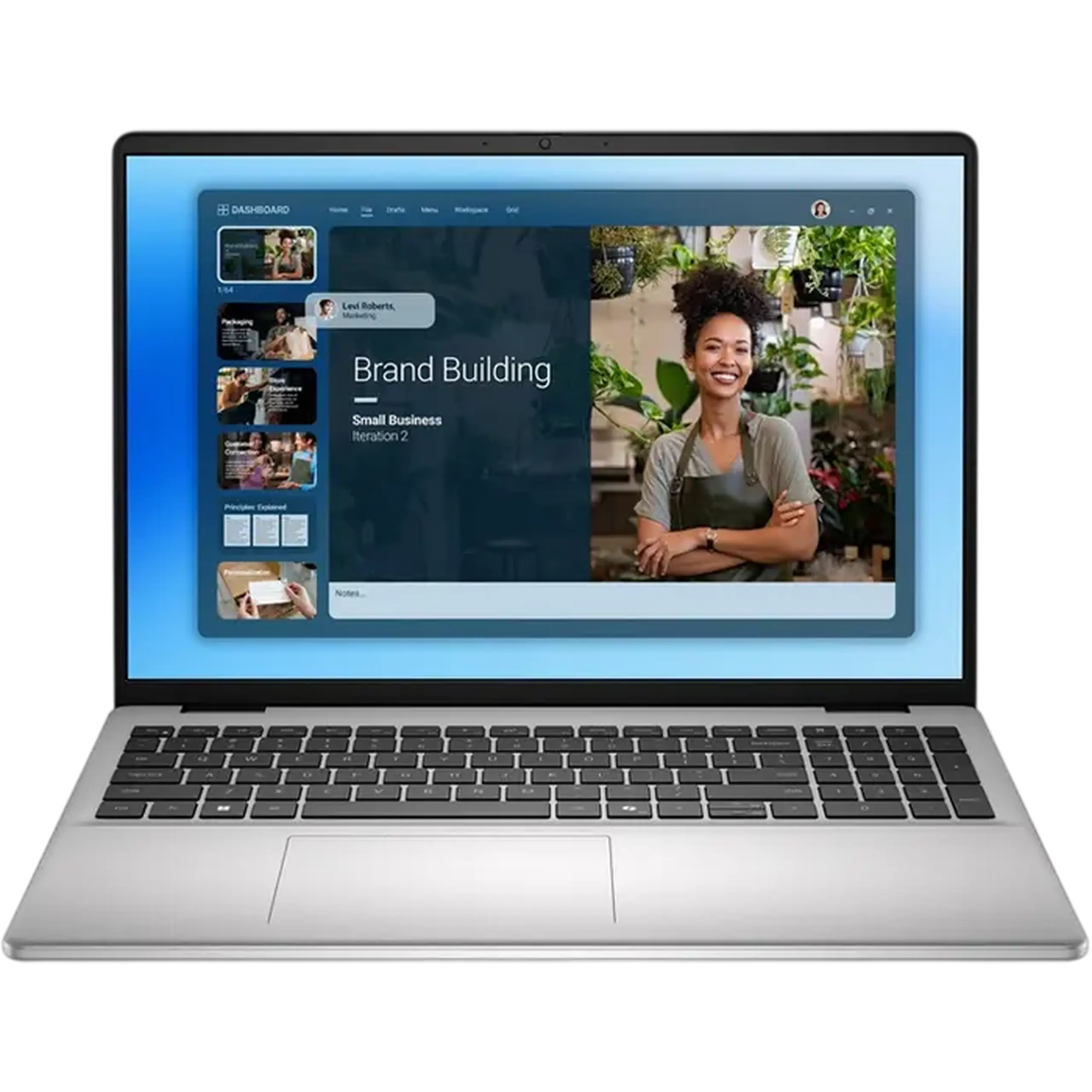 Laptop Business 16" DELL 16 DC16251, Platinum Silver, Intel Core 7 150U, 16GB/1024GB, Windows 11 Pro