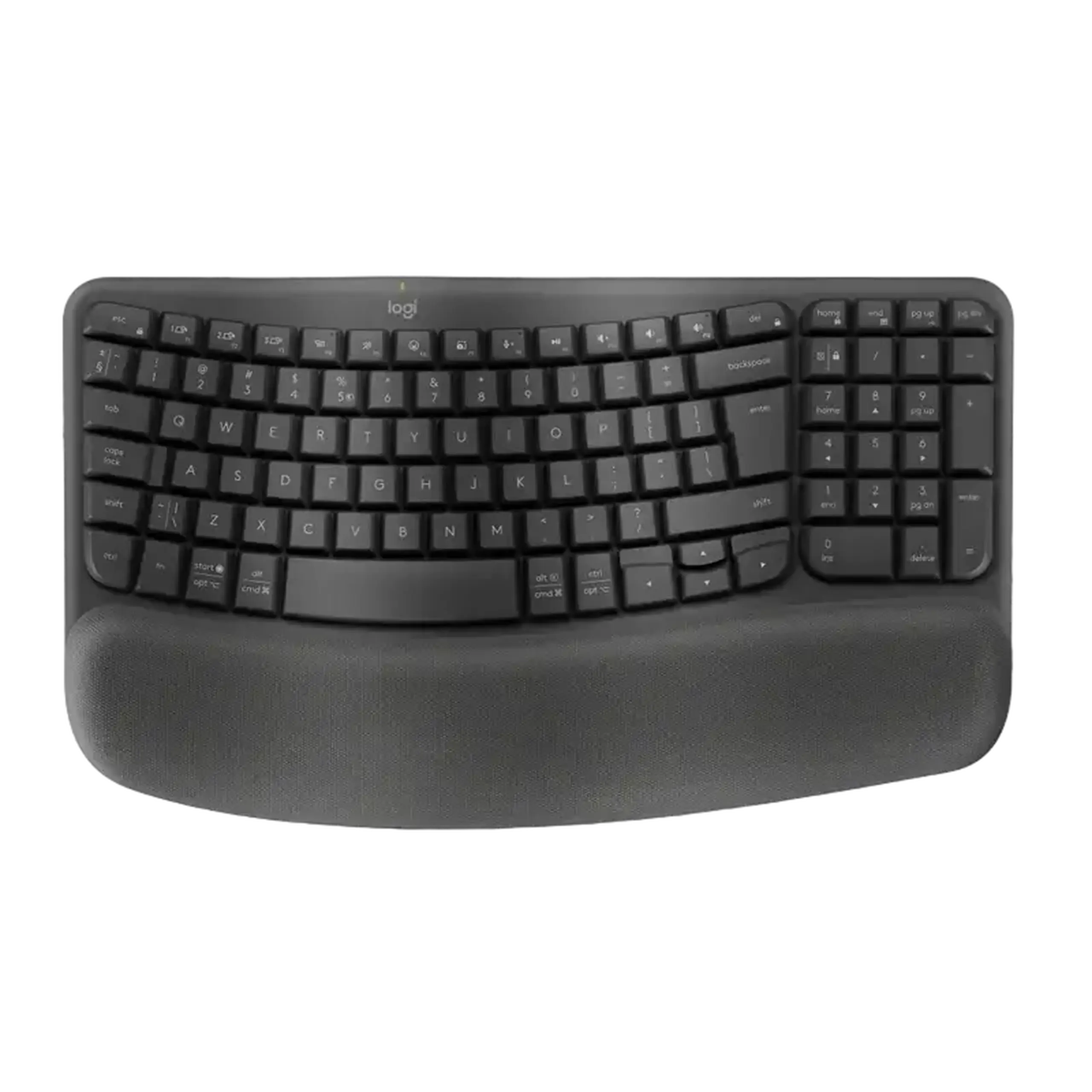 Tastatură Logitech Wave Keys for Business, Fără fir, Grafit