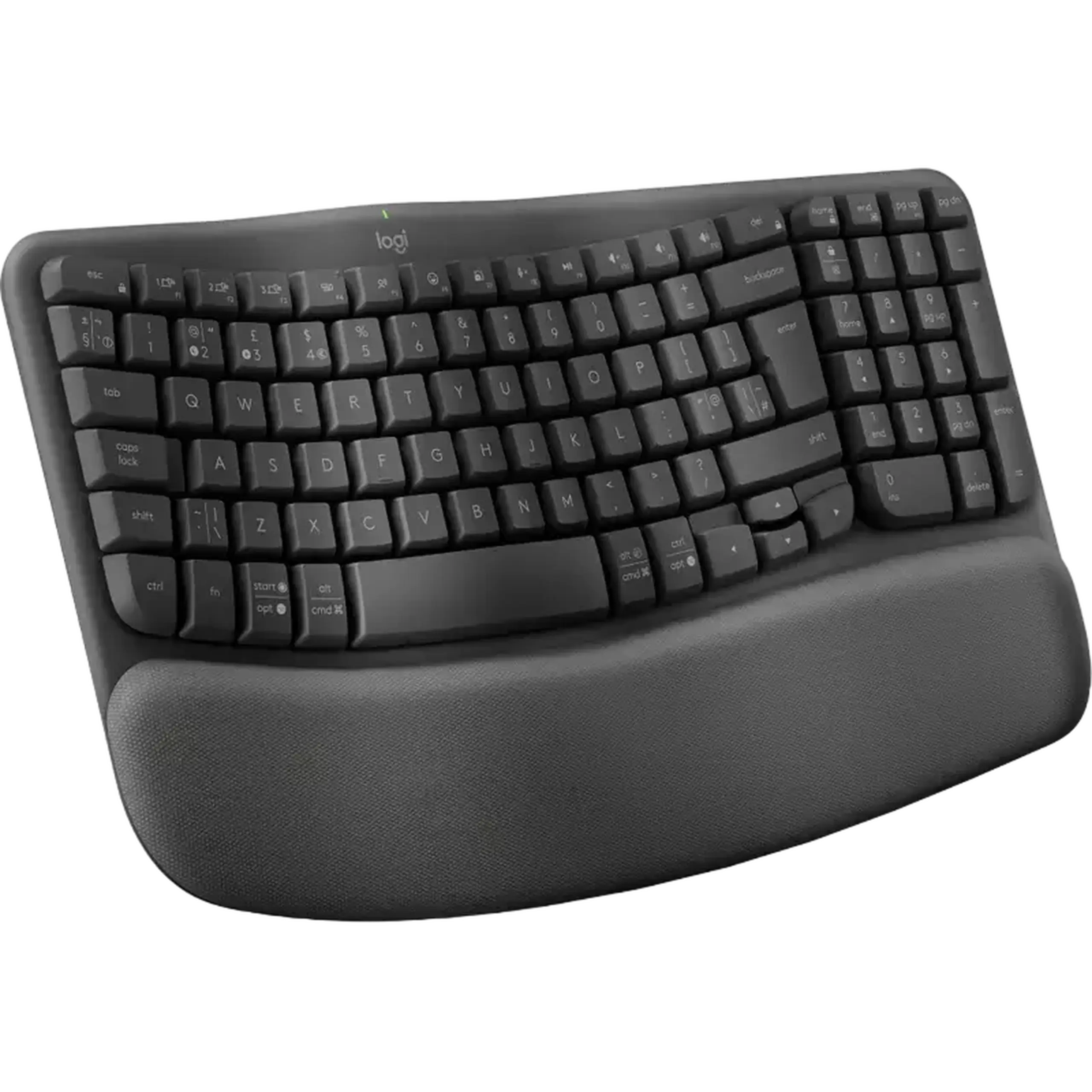 Tastatură Logitech Wave Keys for Business, Fără fir, Grafit