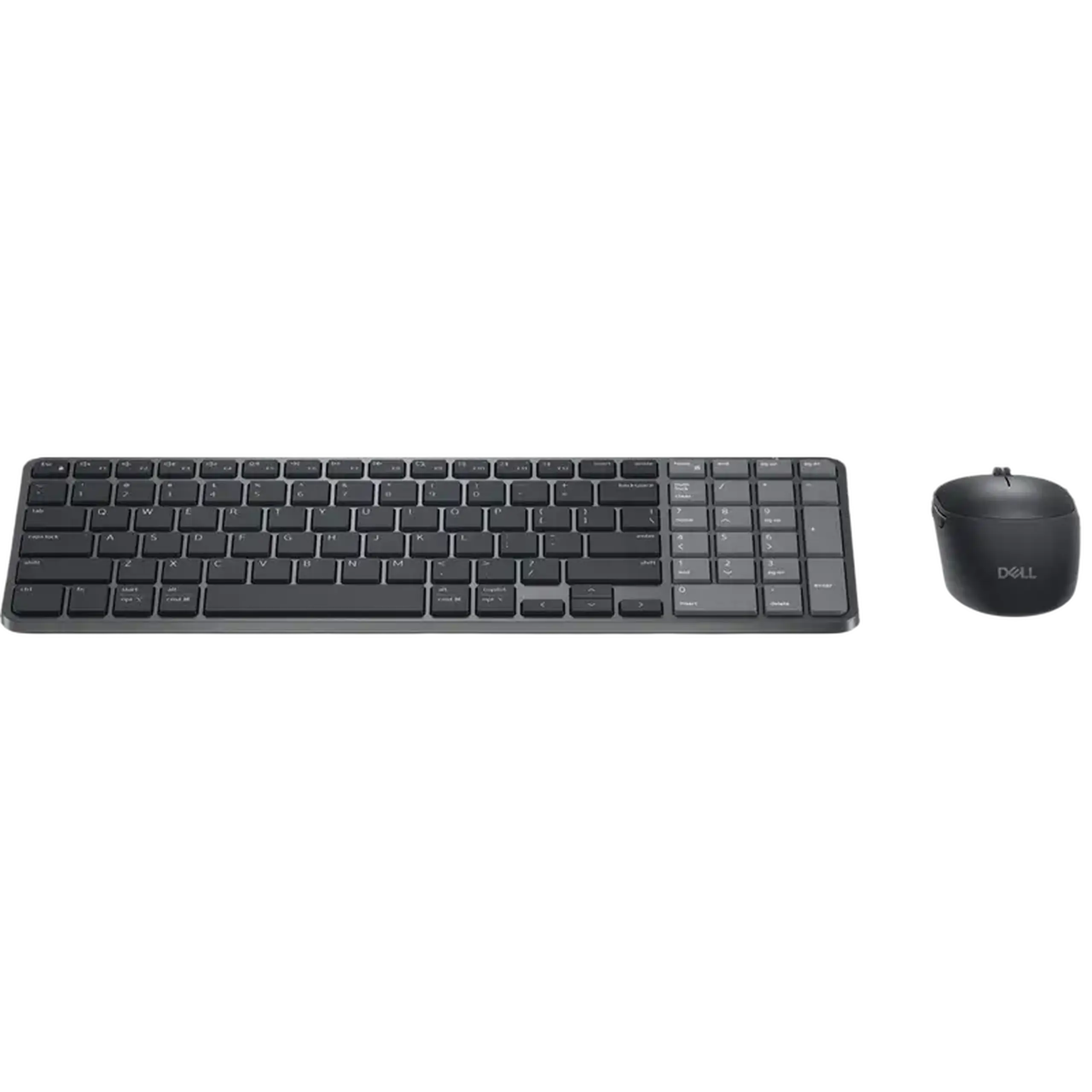 Set Tastatură + Mouse DELL KM746, Fără fir, Grafit