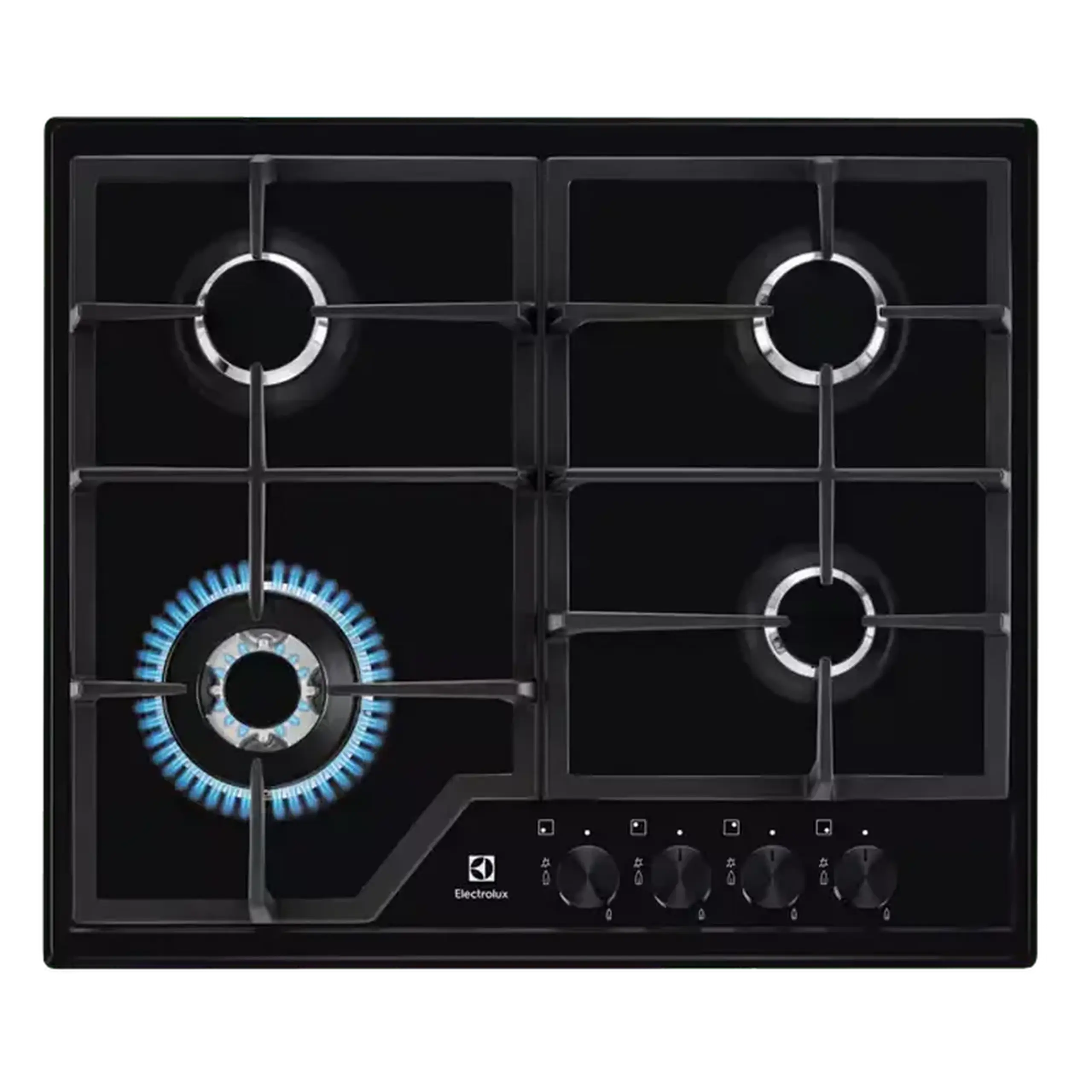 Plită pe gaz Electrolux KGS6436K, Negru