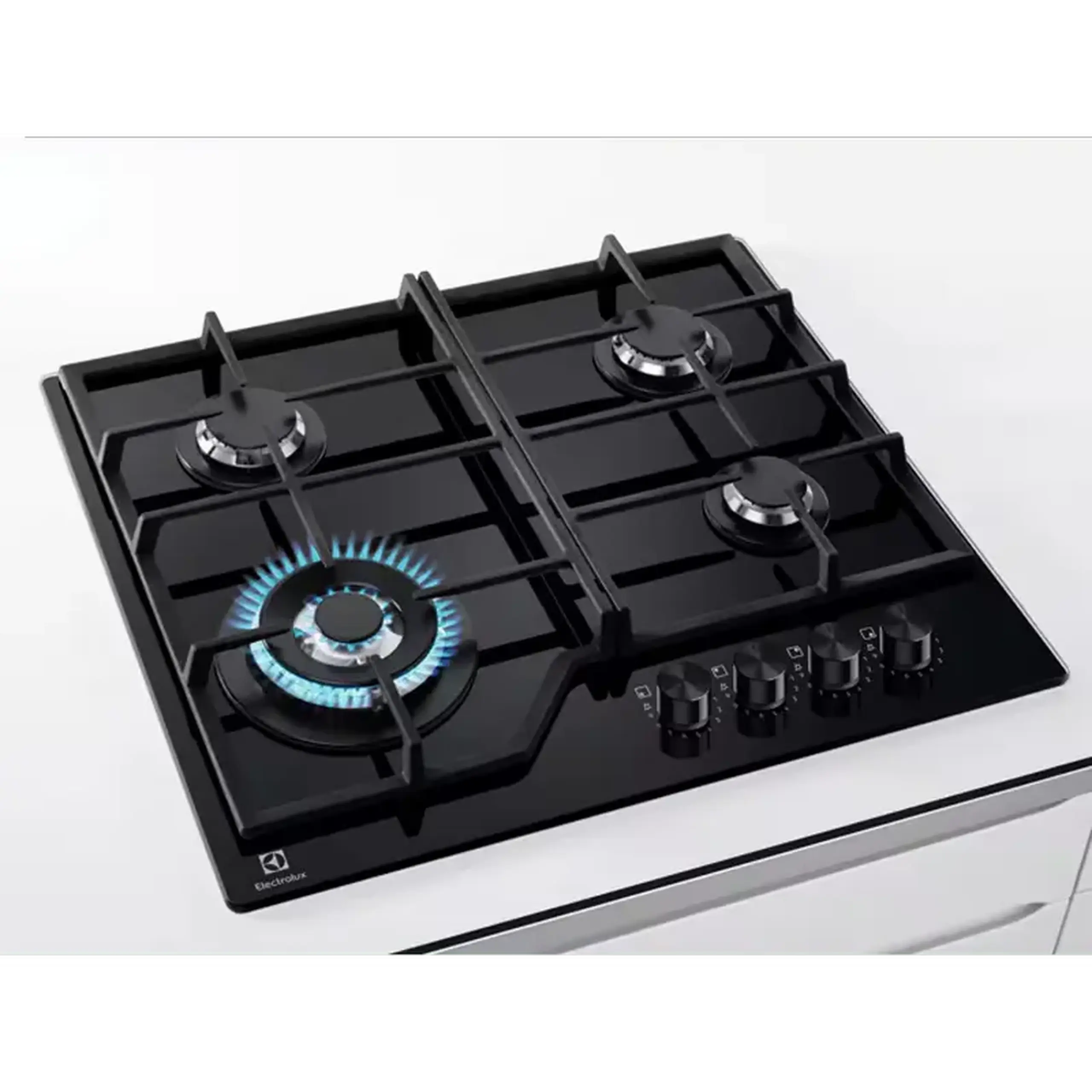 Plită pe gaz Electrolux KGS6436K, Negru
