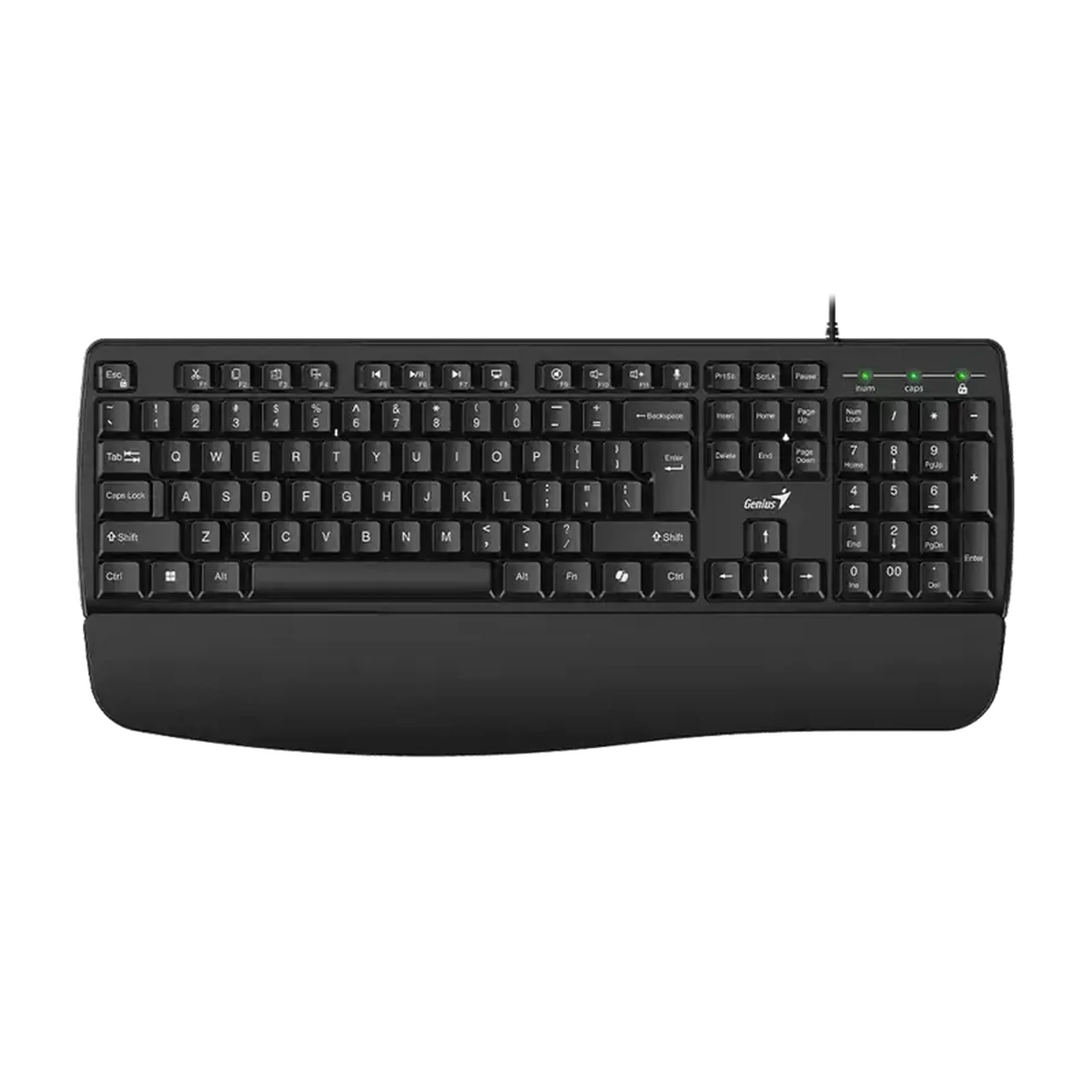 Tastatură Genius KB-123, Cu fir, Negru