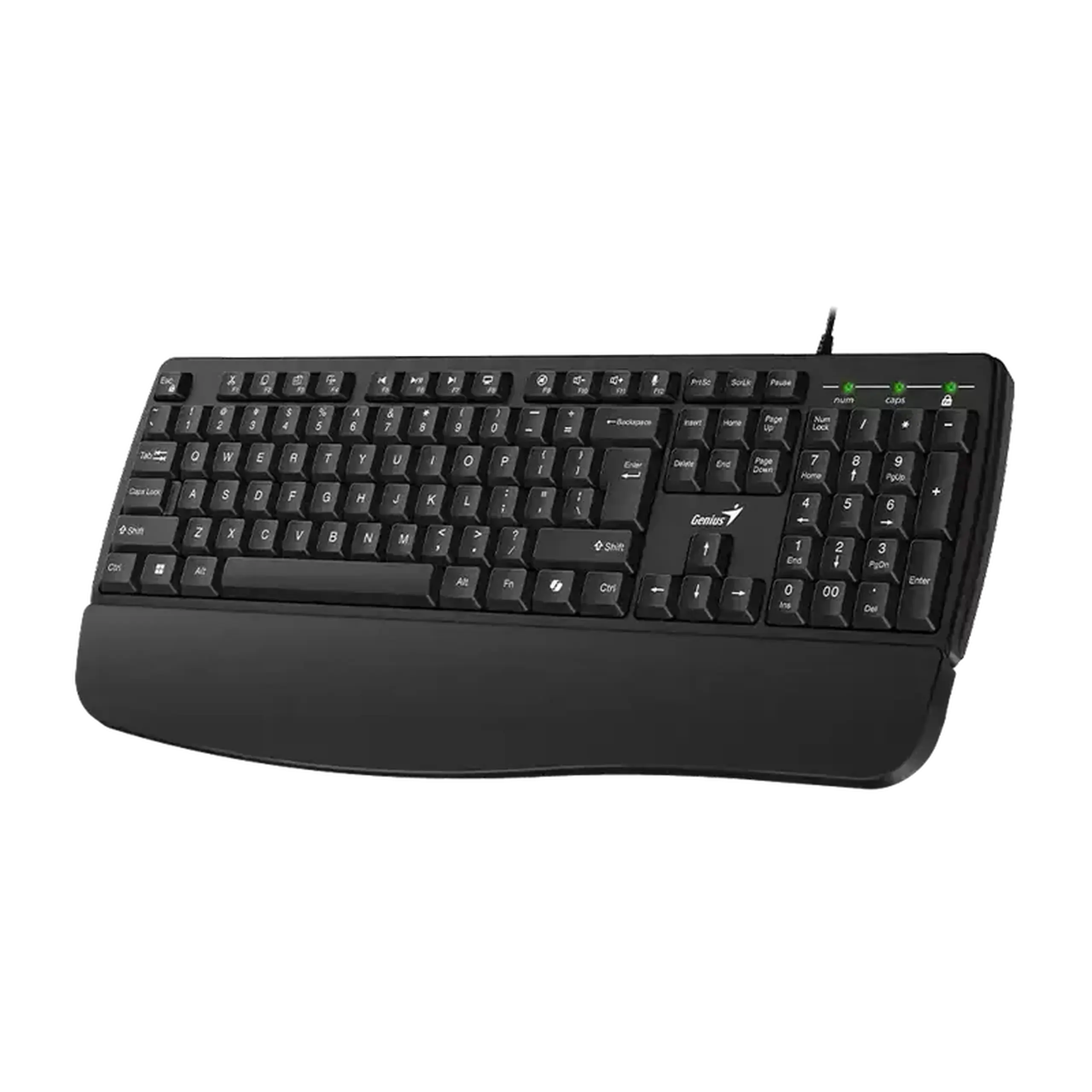 Tastatură Genius KB-123, Cu fir, Negru