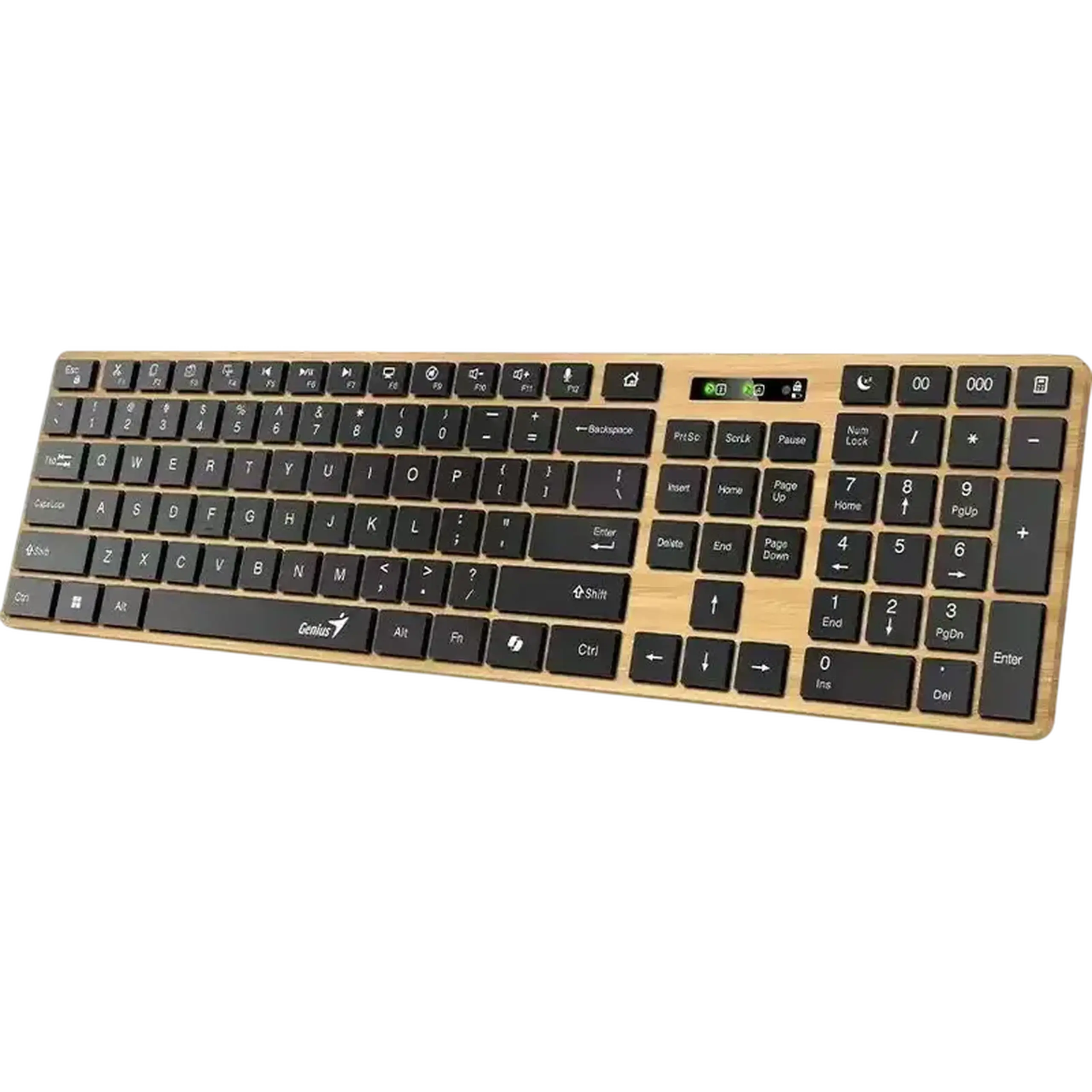 Tastatură Genius SlimStar 7250BT, Fără fir, Pine Wood