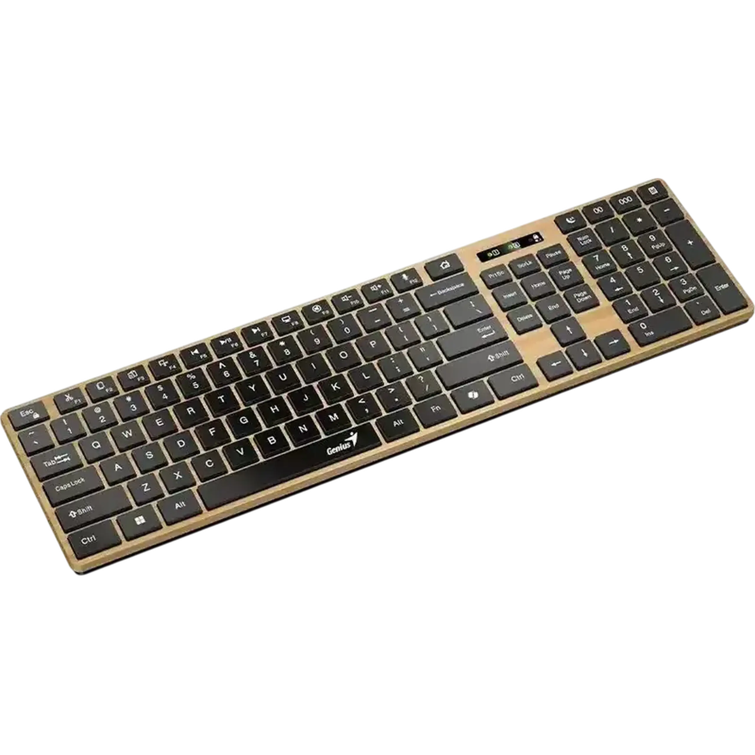 Tastatură Genius SlimStar 7250BT, Fără fir, Pine Wood