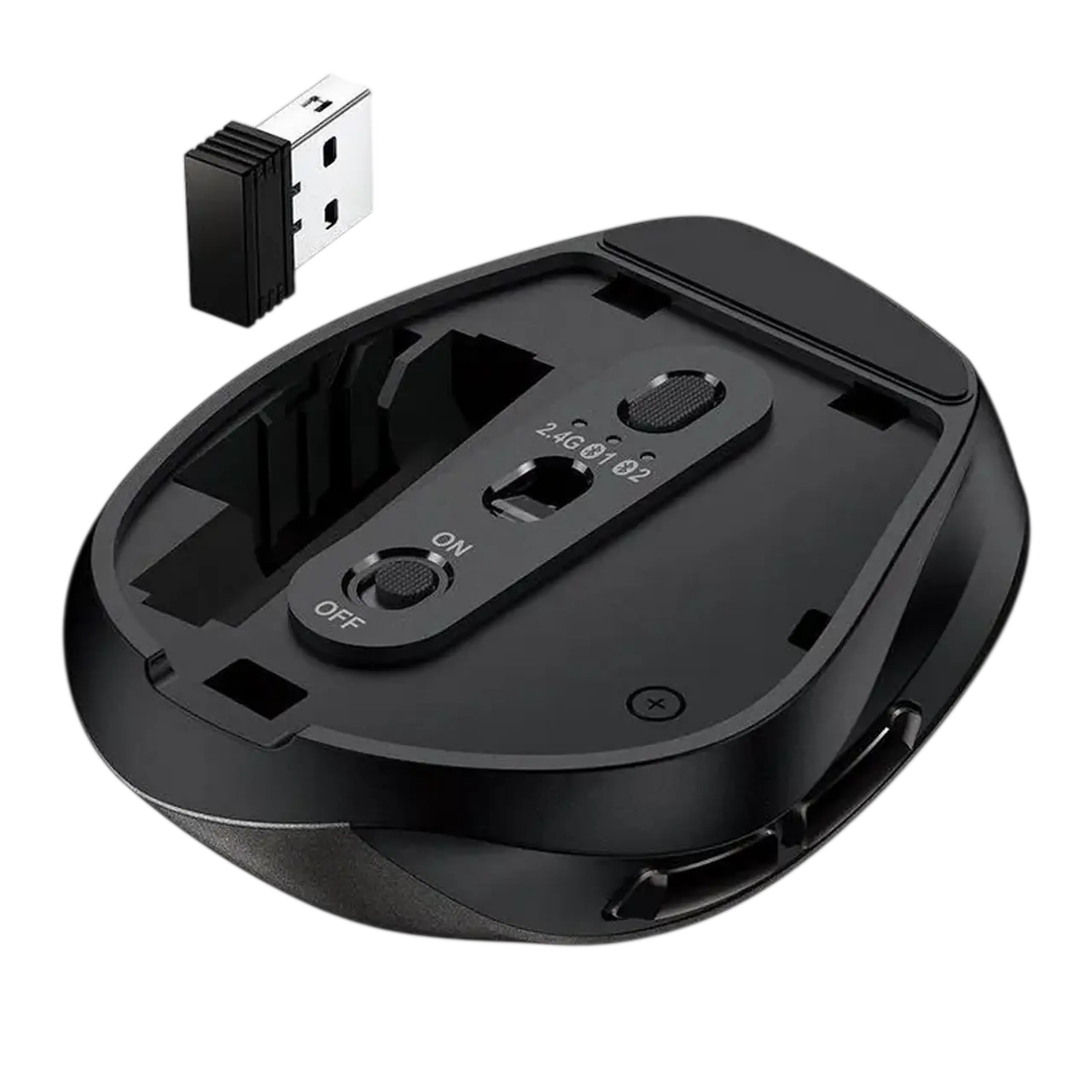 Mouse Wireless Genius Ergo 9000S, Champagne Titanium
