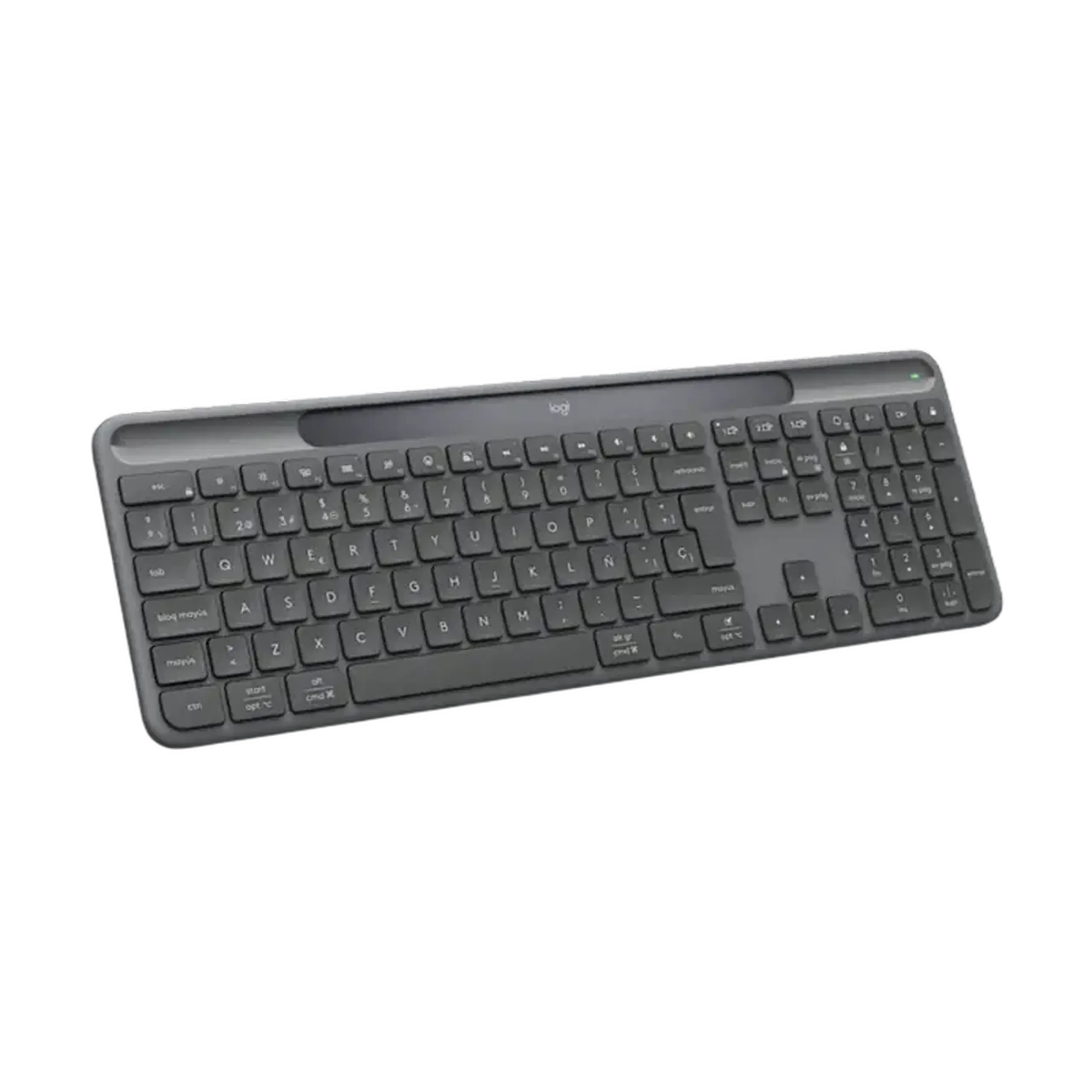 Tastatură Logitech Signature Slim Solar+K980, Fără fir, Grafit
