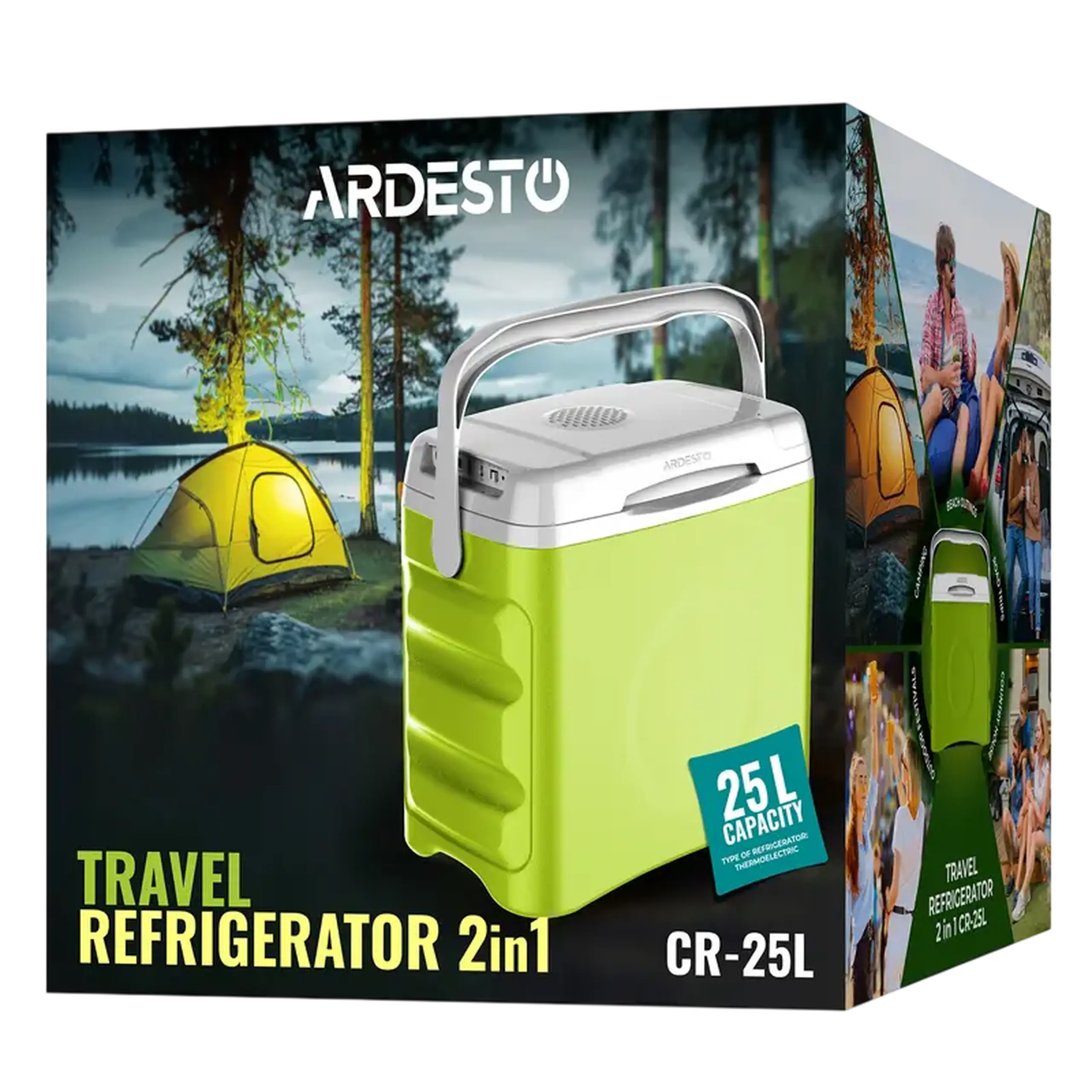 Geanta frigorifica Ardesto CR-25L, 25L, Verde