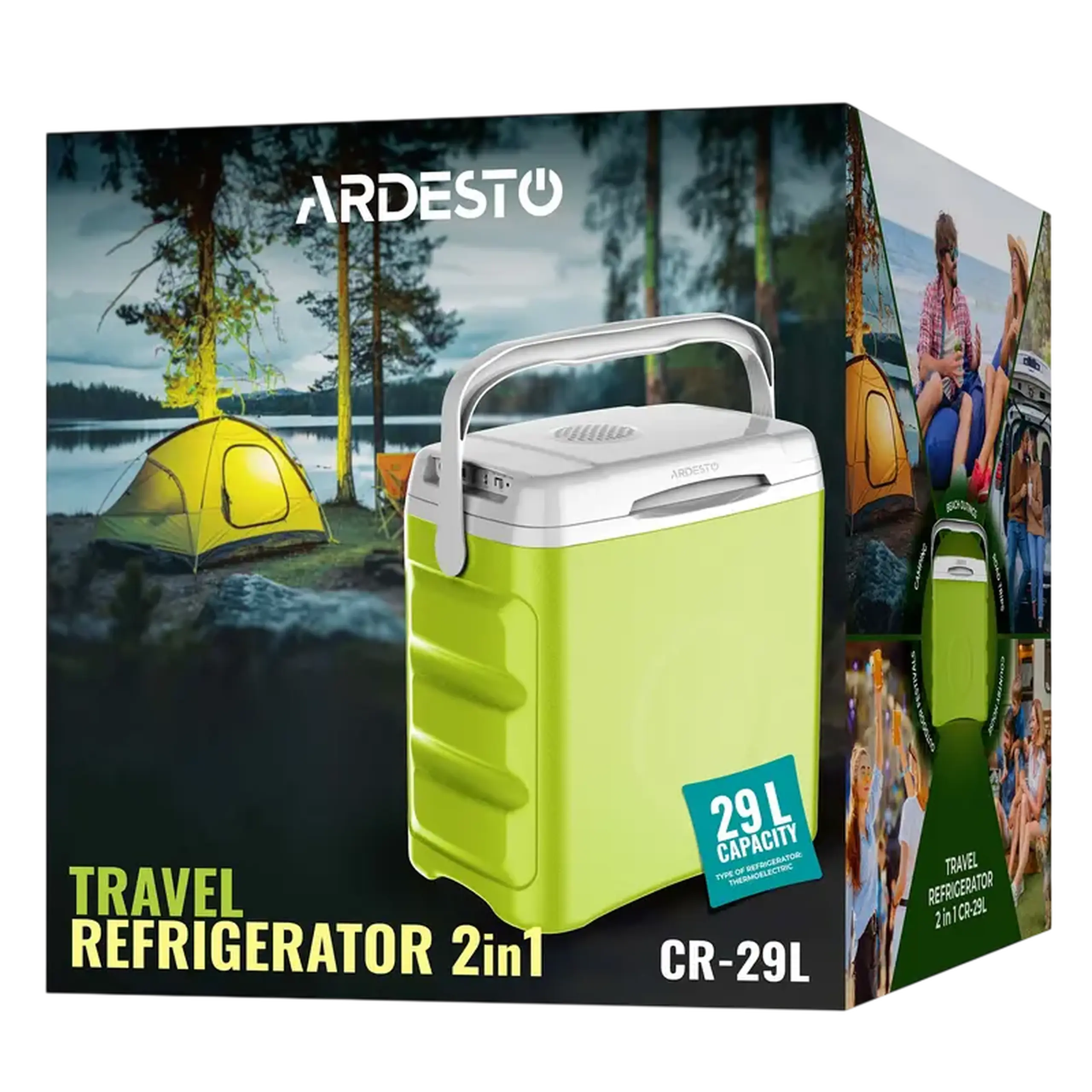 Geanta frigorifica Ardesto CR-29L, 29L, Verde