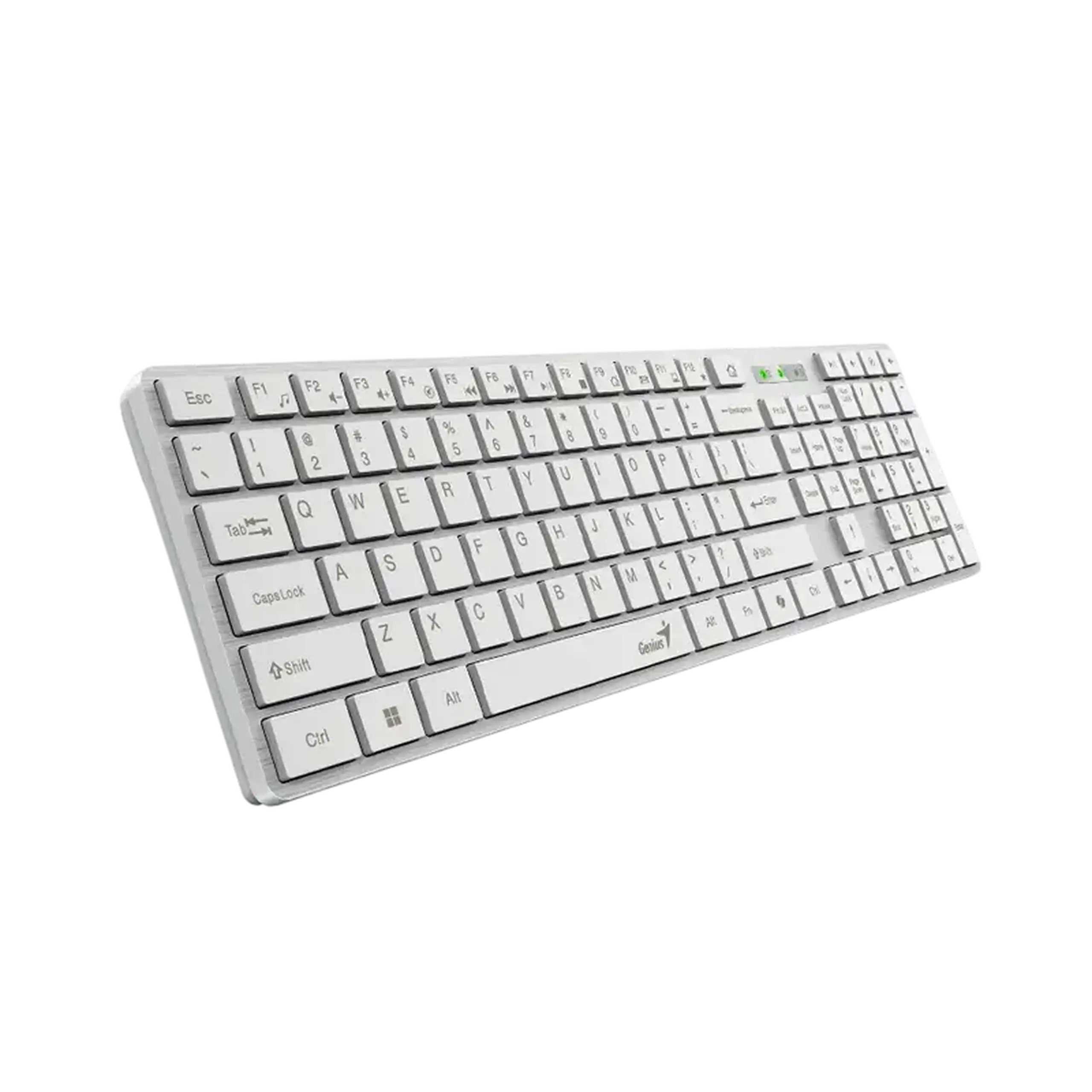 Tastatură Genius SlimStar 126, Cu fir, Alb