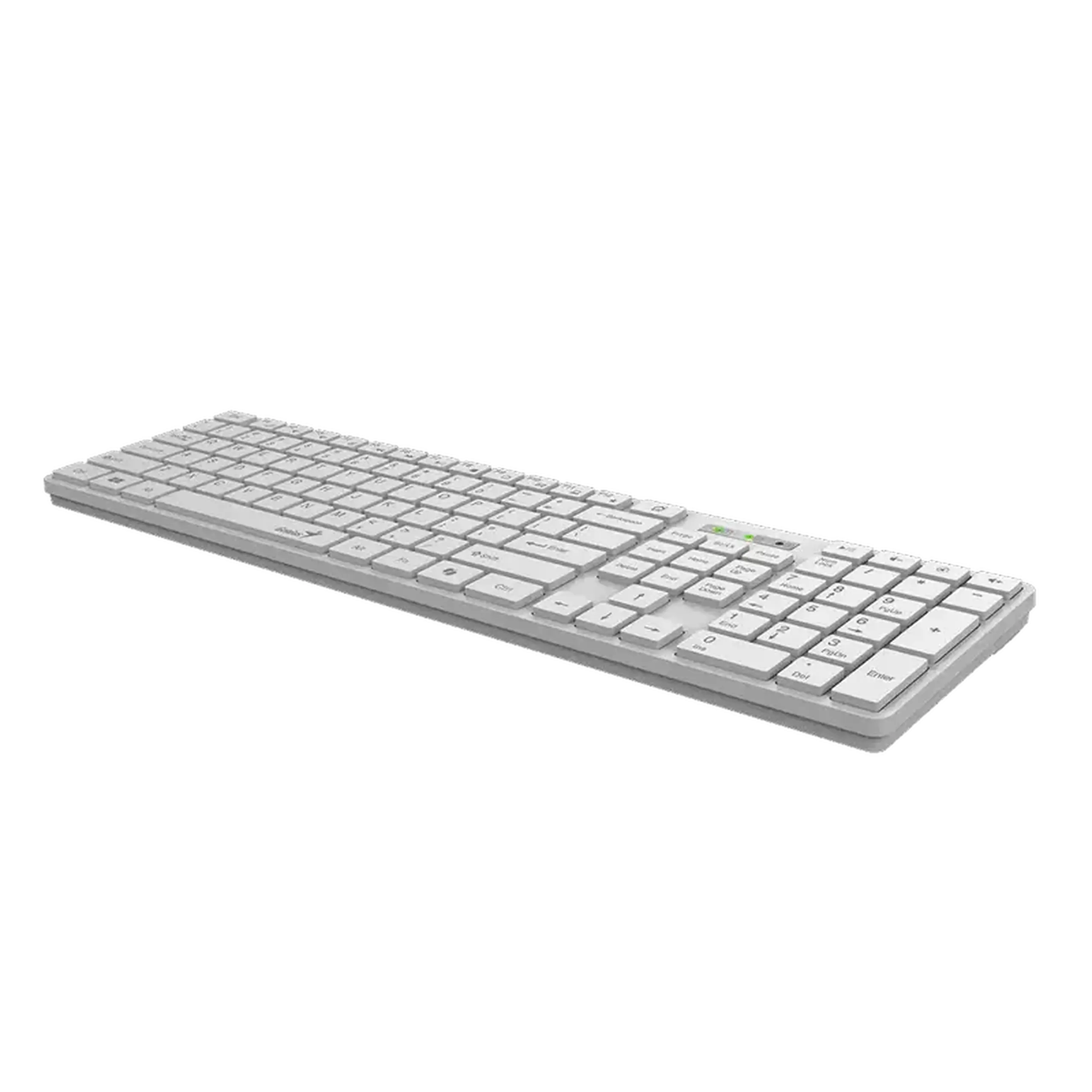 Tastatură Genius SlimStar 126, Cu fir, Alb