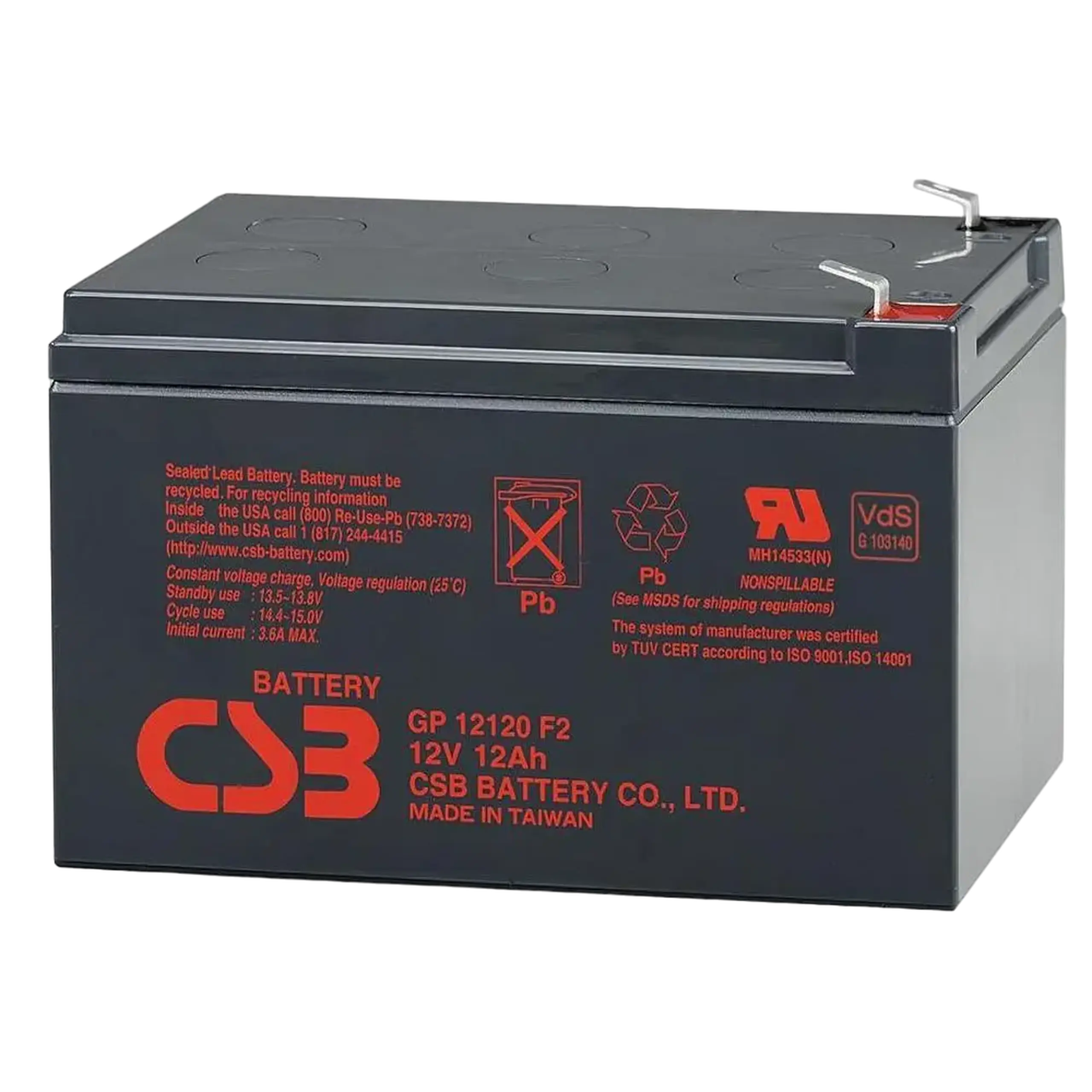 Acumulator UPS CSB GP12120F2, 12V 12