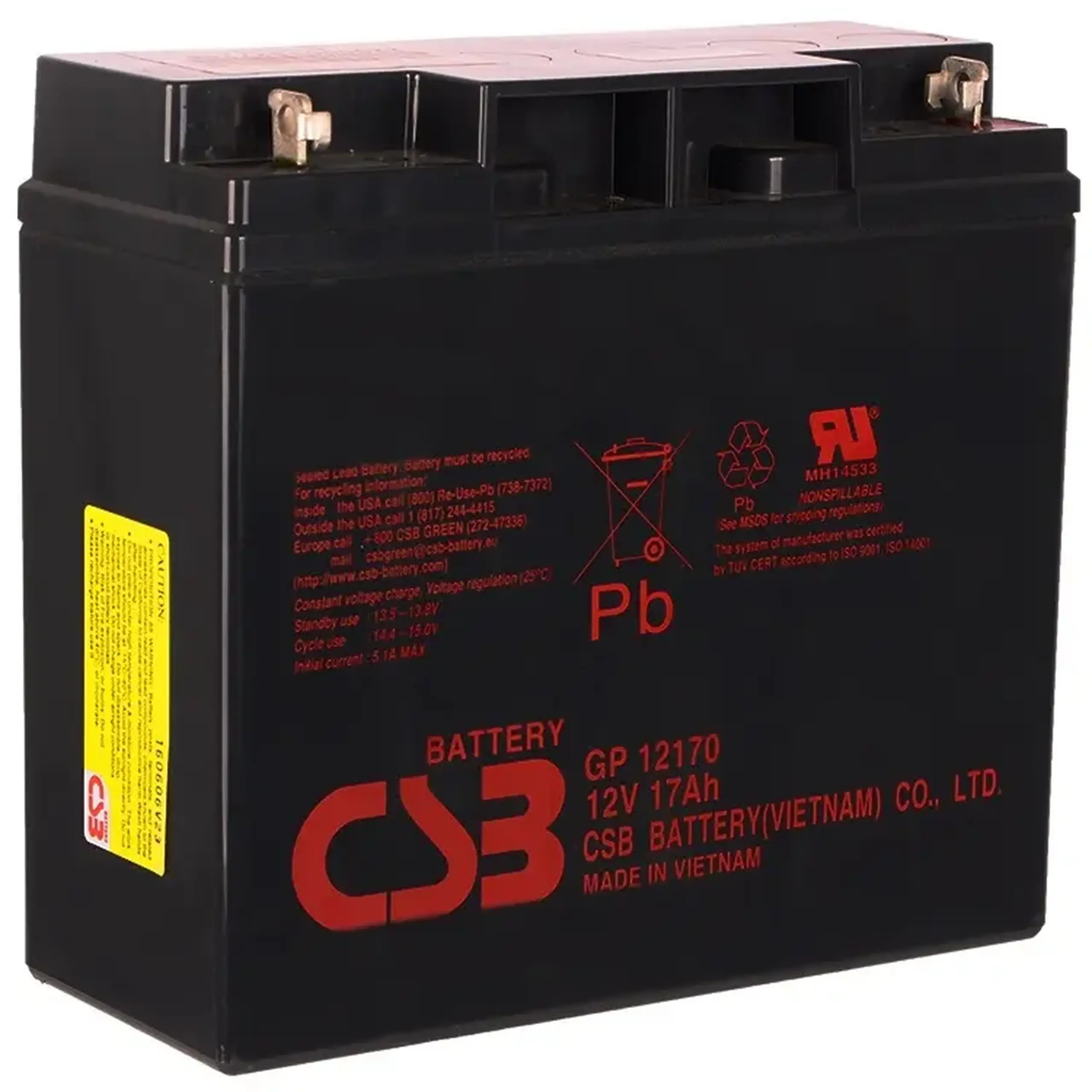 Acumulator UPS CSB GP12170B1, 12V 17