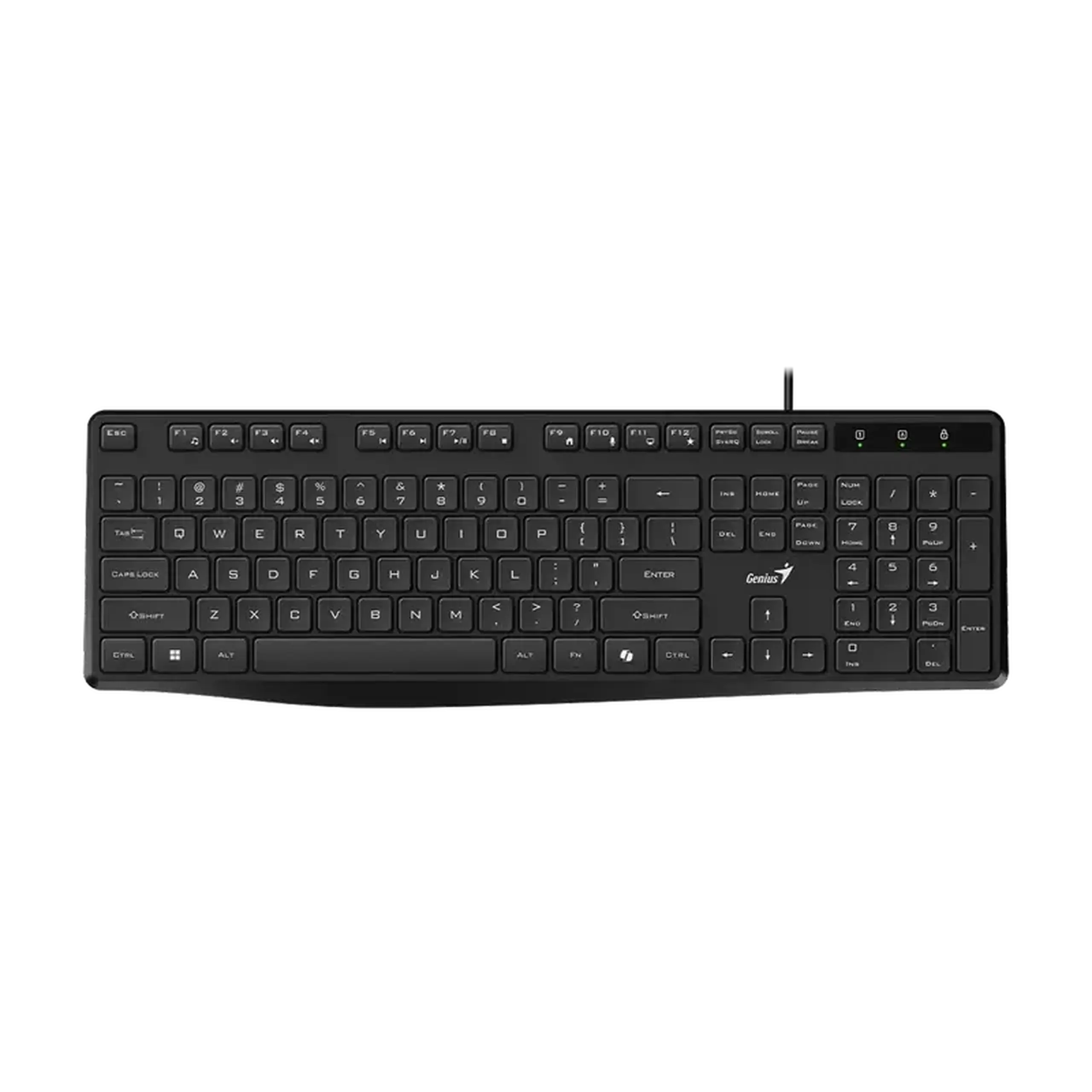 Tastatură Genius KB-117S, Cu fir, Negru