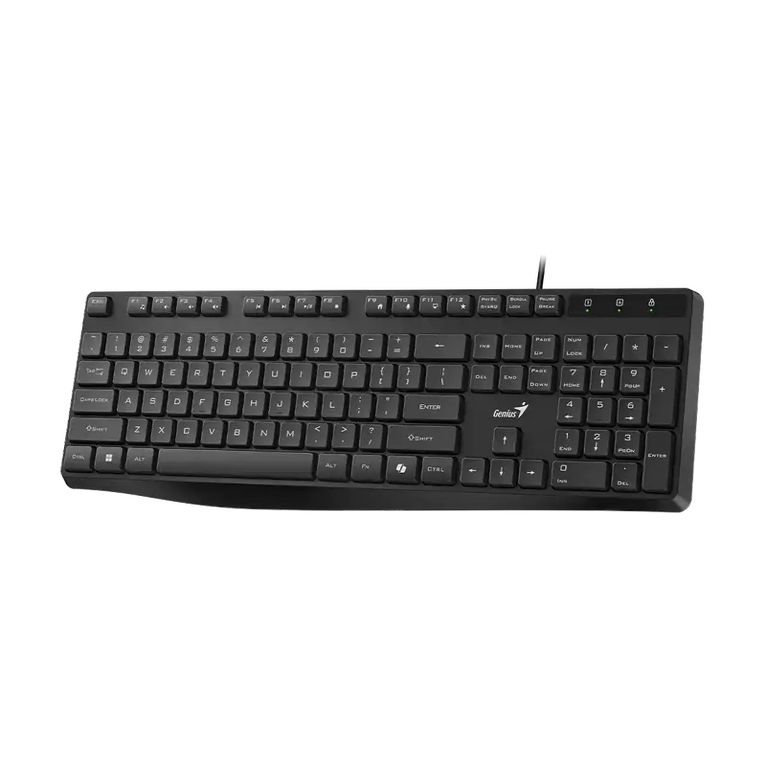 Tastatură Genius KB-117S, Cu fir, Negru