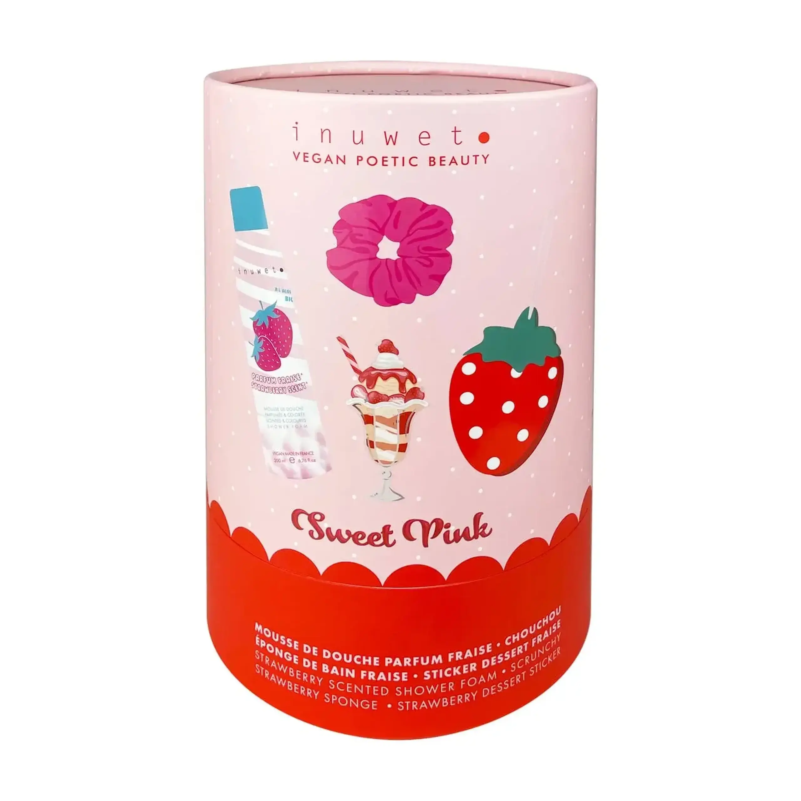 Set de baie Fun Bath Box cu aromă de căpșuni — Inuwet