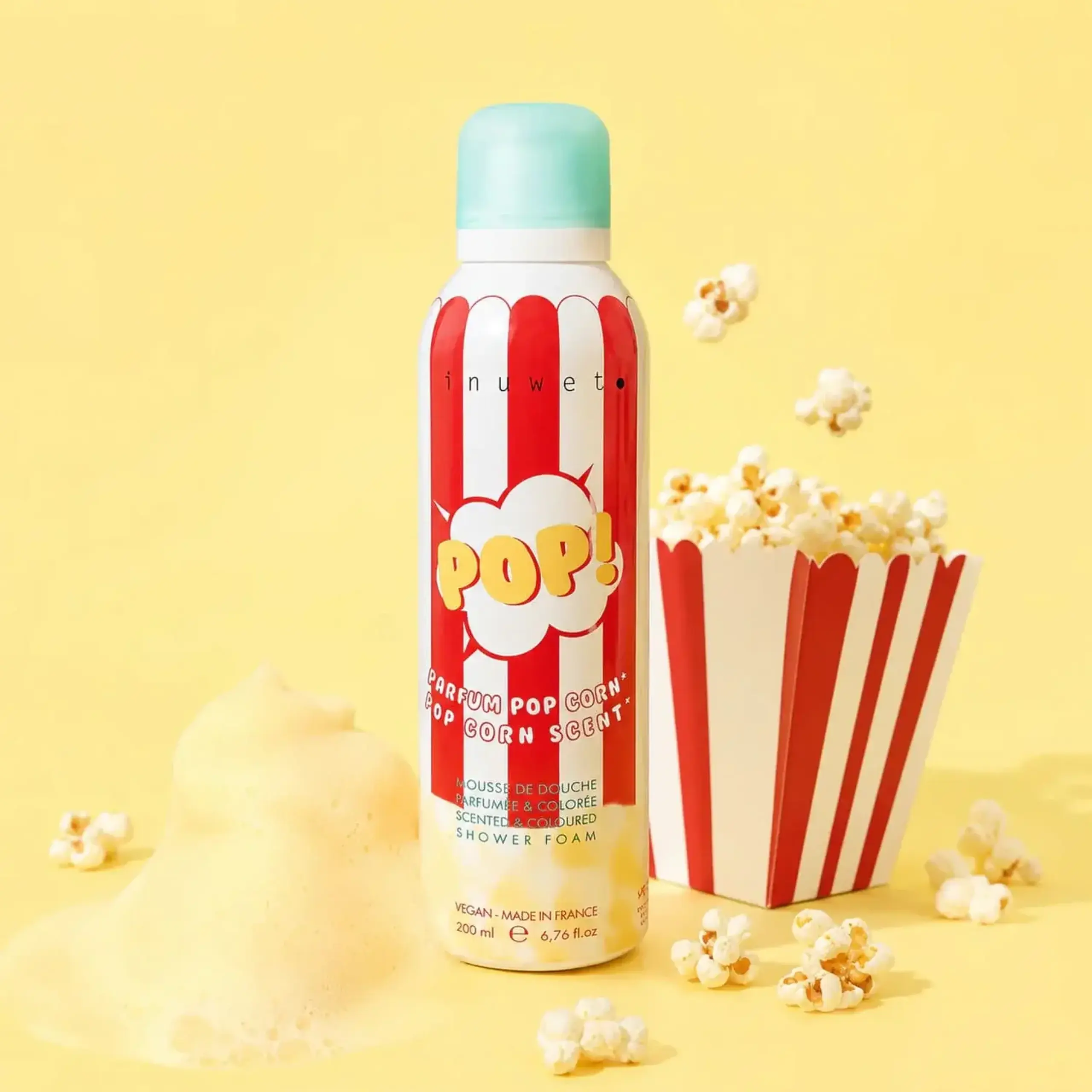 Spumă de duș cu aromă de popcorn — Inuwet