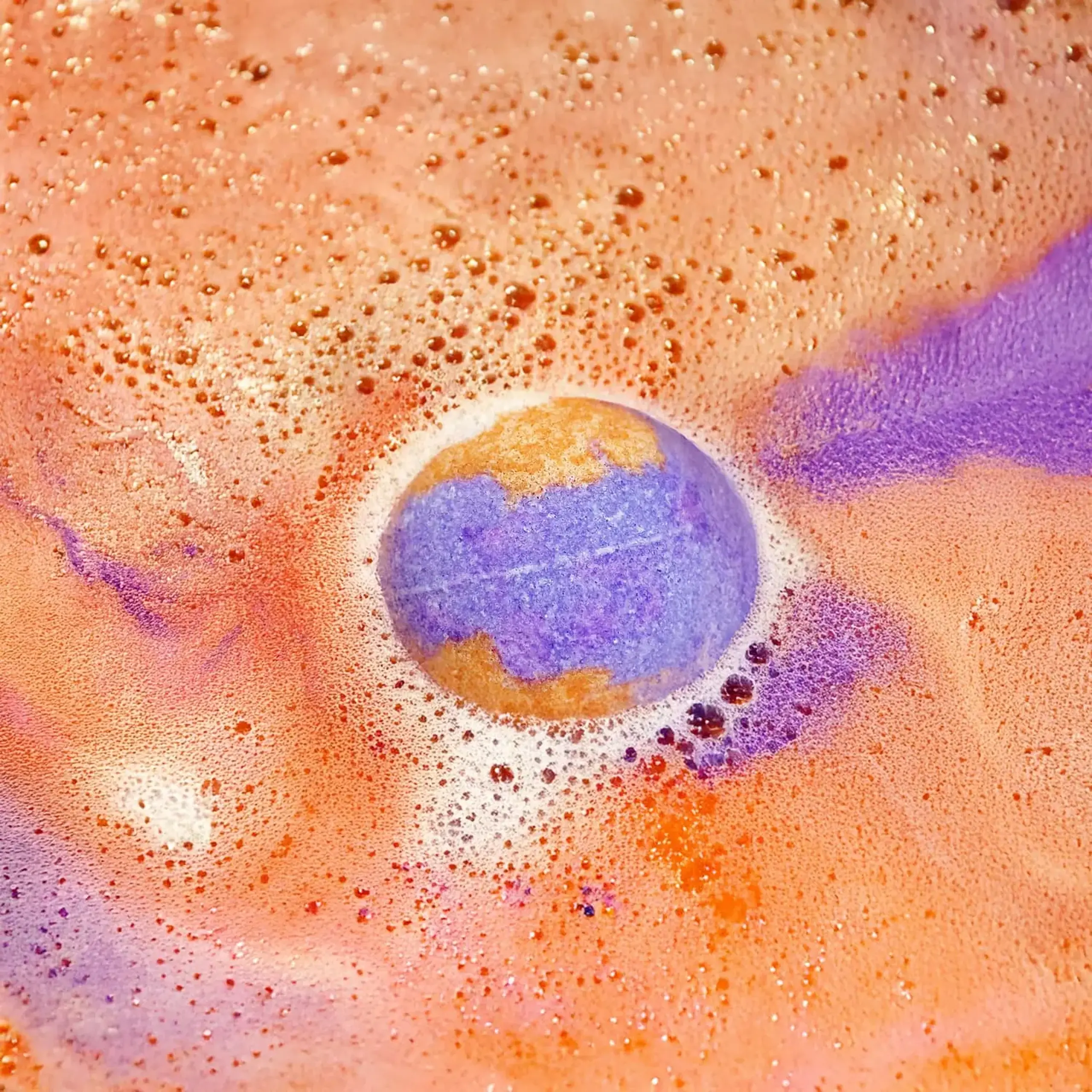Bilă efervescentă de baie cu aromă de piersică — Inuwet
