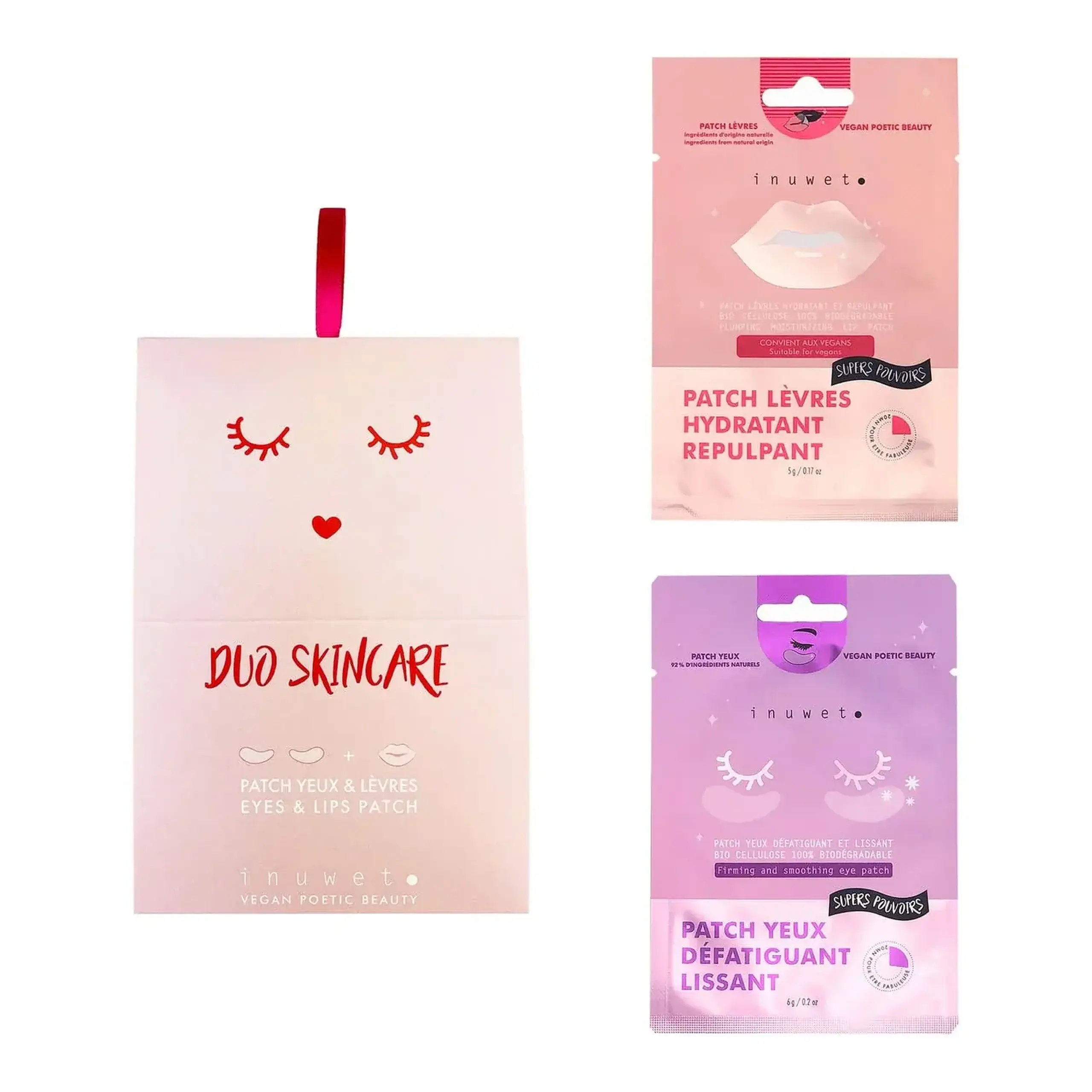 Set skincare Duo pentru buze și ochi — Inuwet