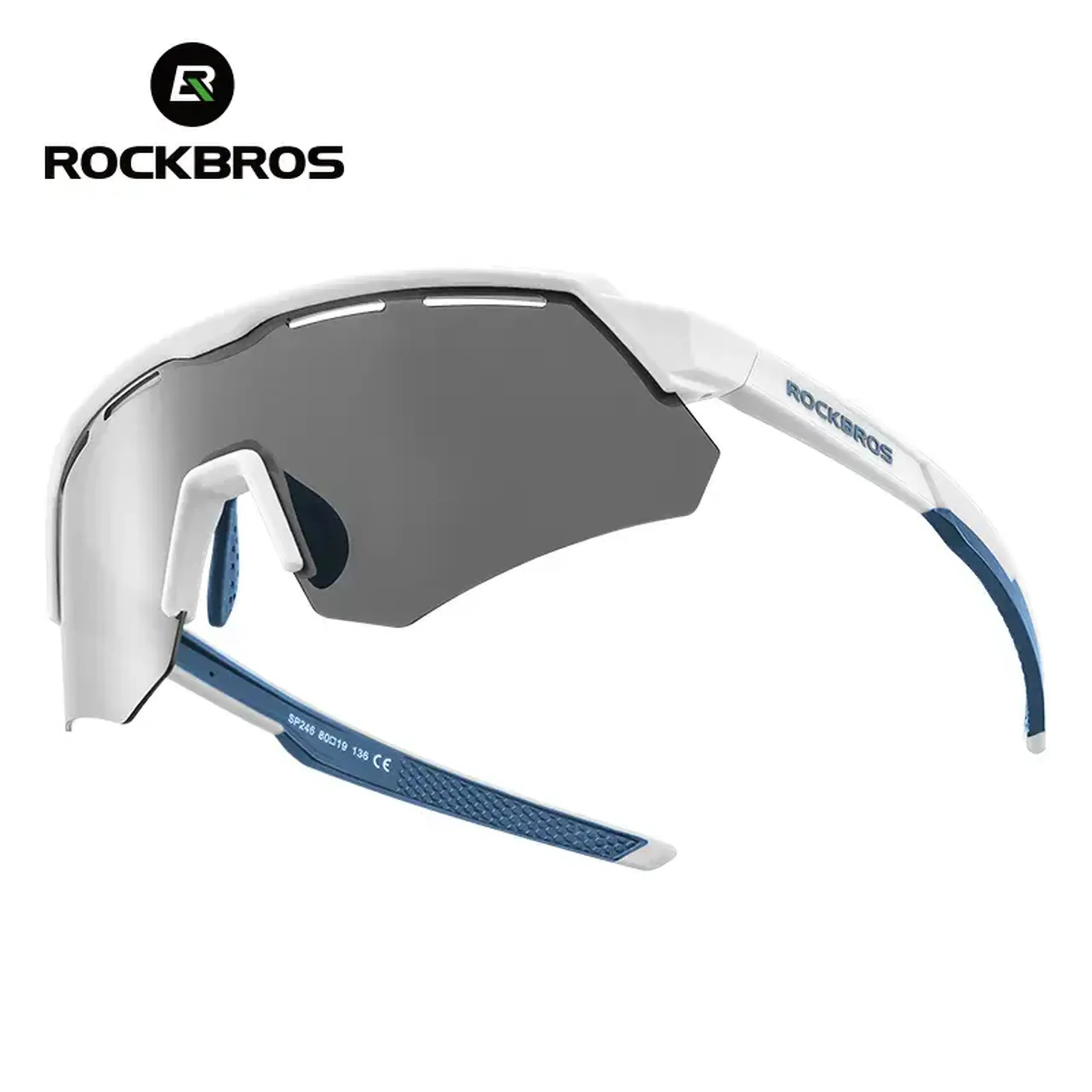 Ochelari de soare pentru ciclism cu 4 lentile polarizati ROCKBROS – 14210006001