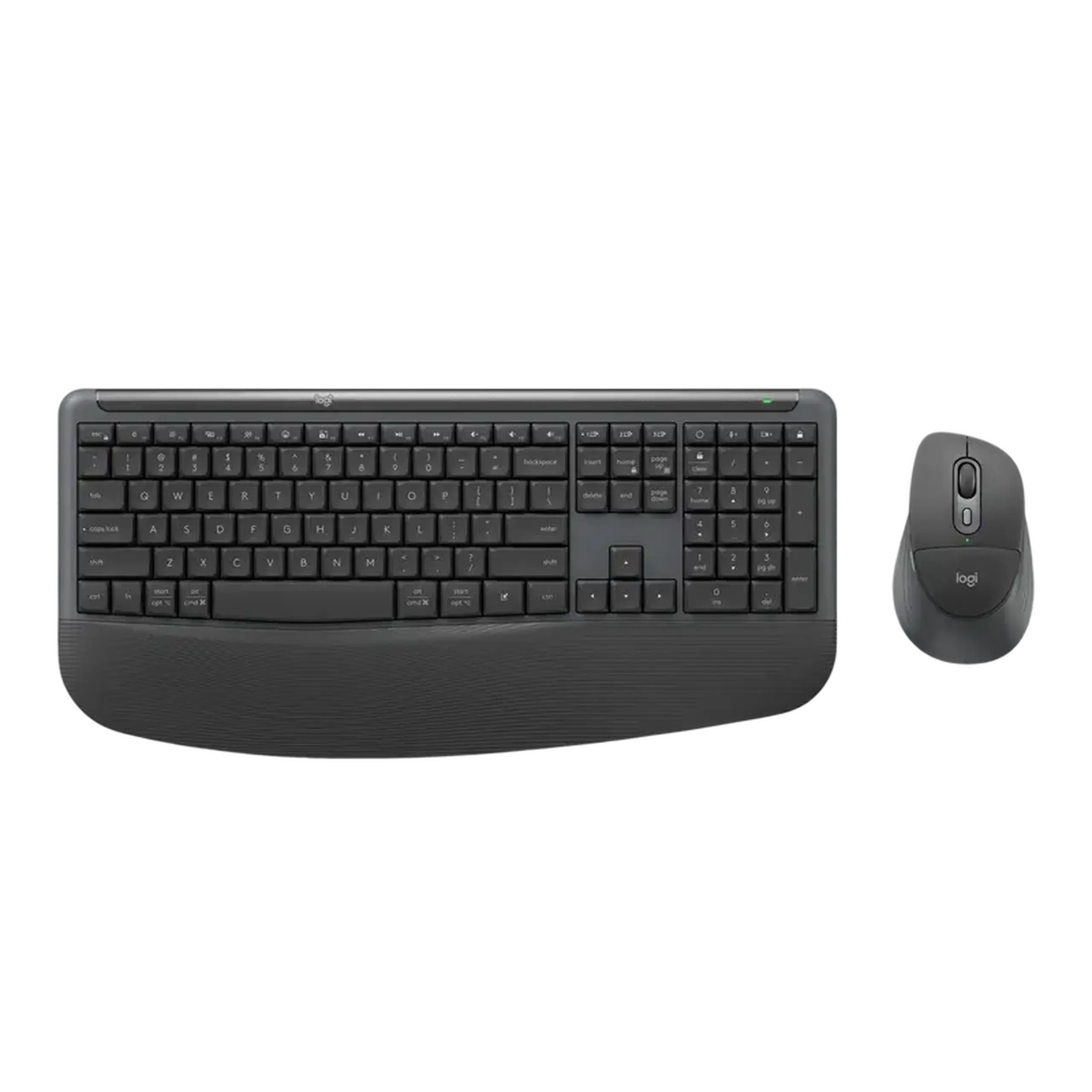 Set Tastatură + Mouse Logitech MK880, Fără fir, Grafit