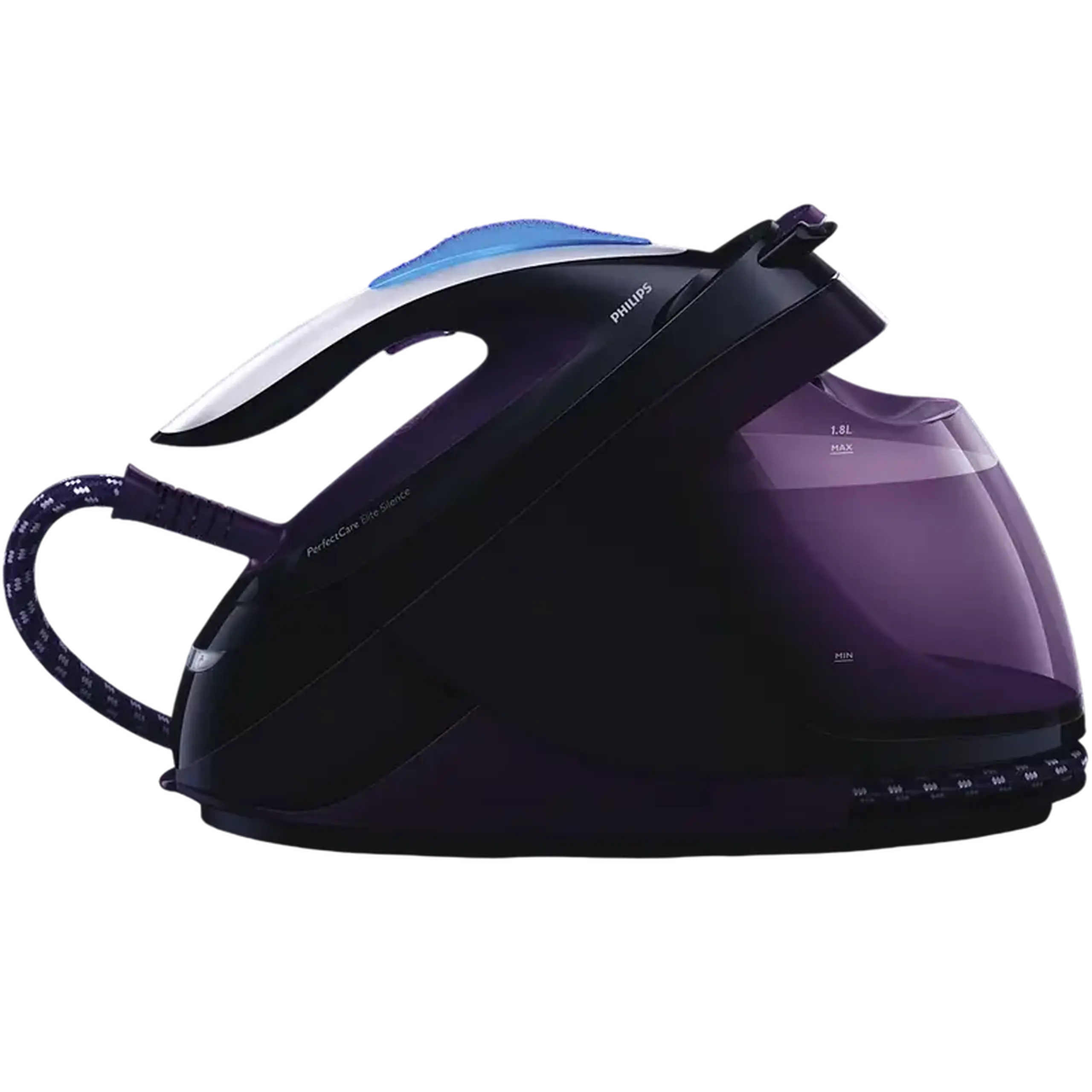 Fier de călcat cu generator de abur Philips GC9650/80, 2400W, Violet