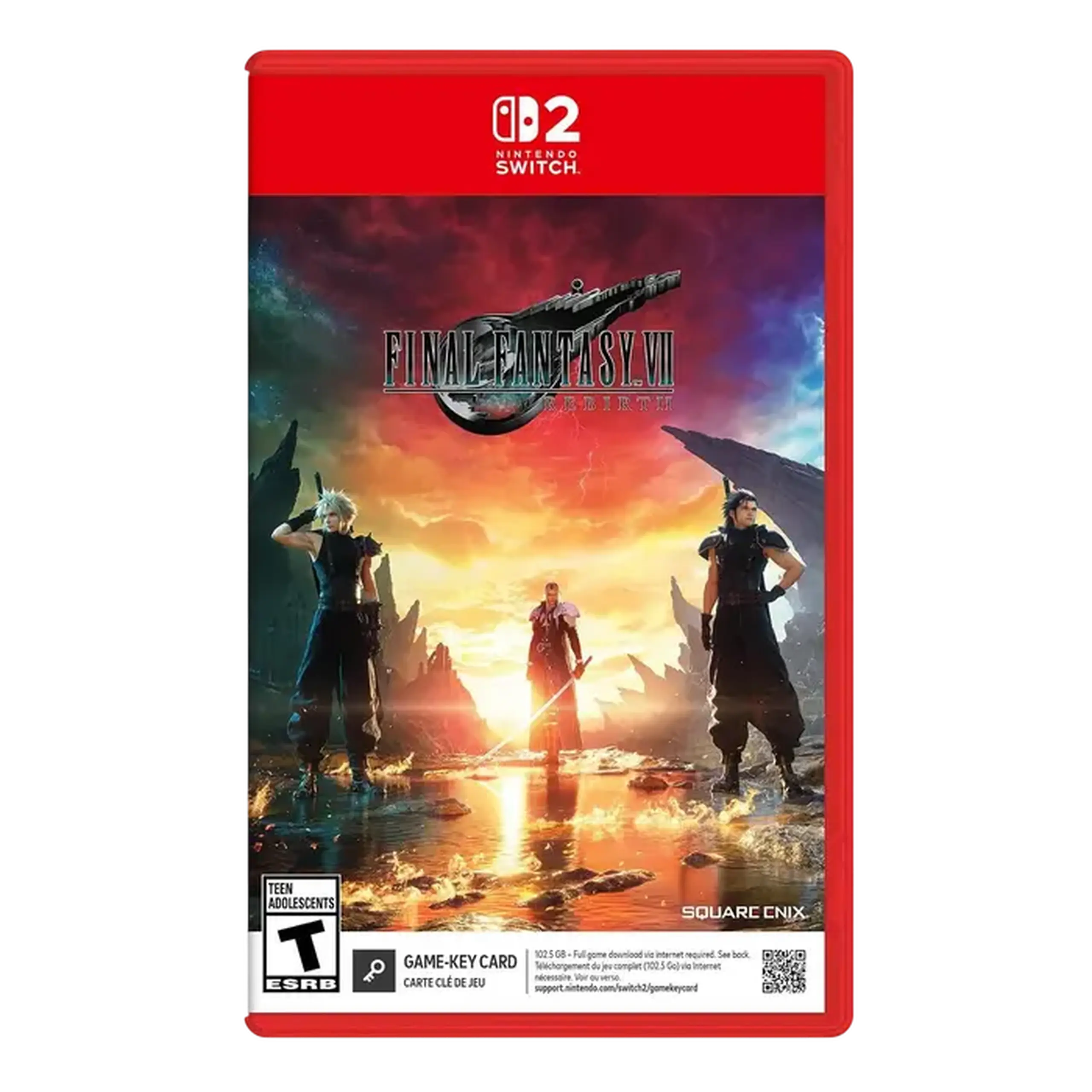 Square Enix Final Fantasy VII: Rebirth - Game-Key Card, Acțiune și aventură, Nintendo Switch 2, Descărcare digitală
