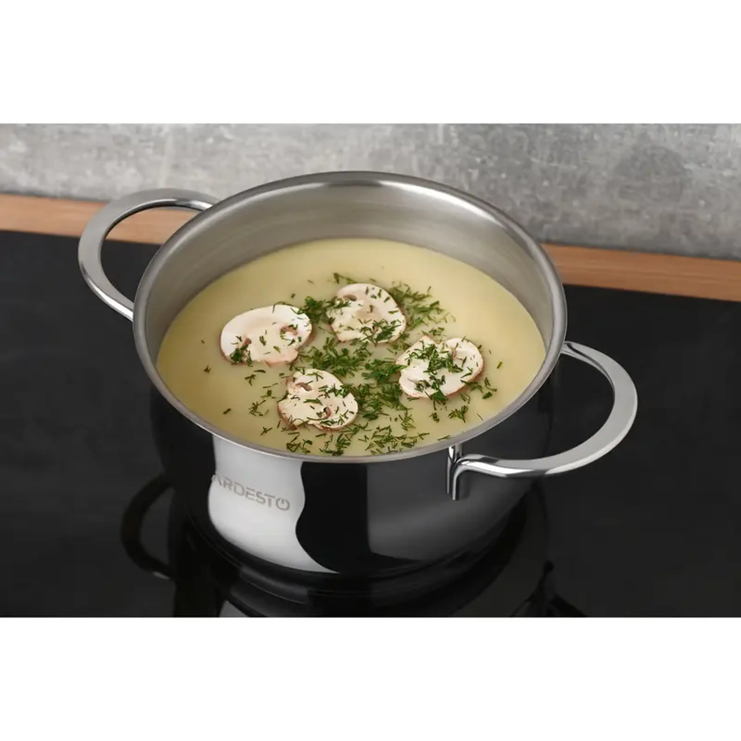 Cratiță Ardesto AR0723S, 2,3L, 18cm, Oțel inoxidabil