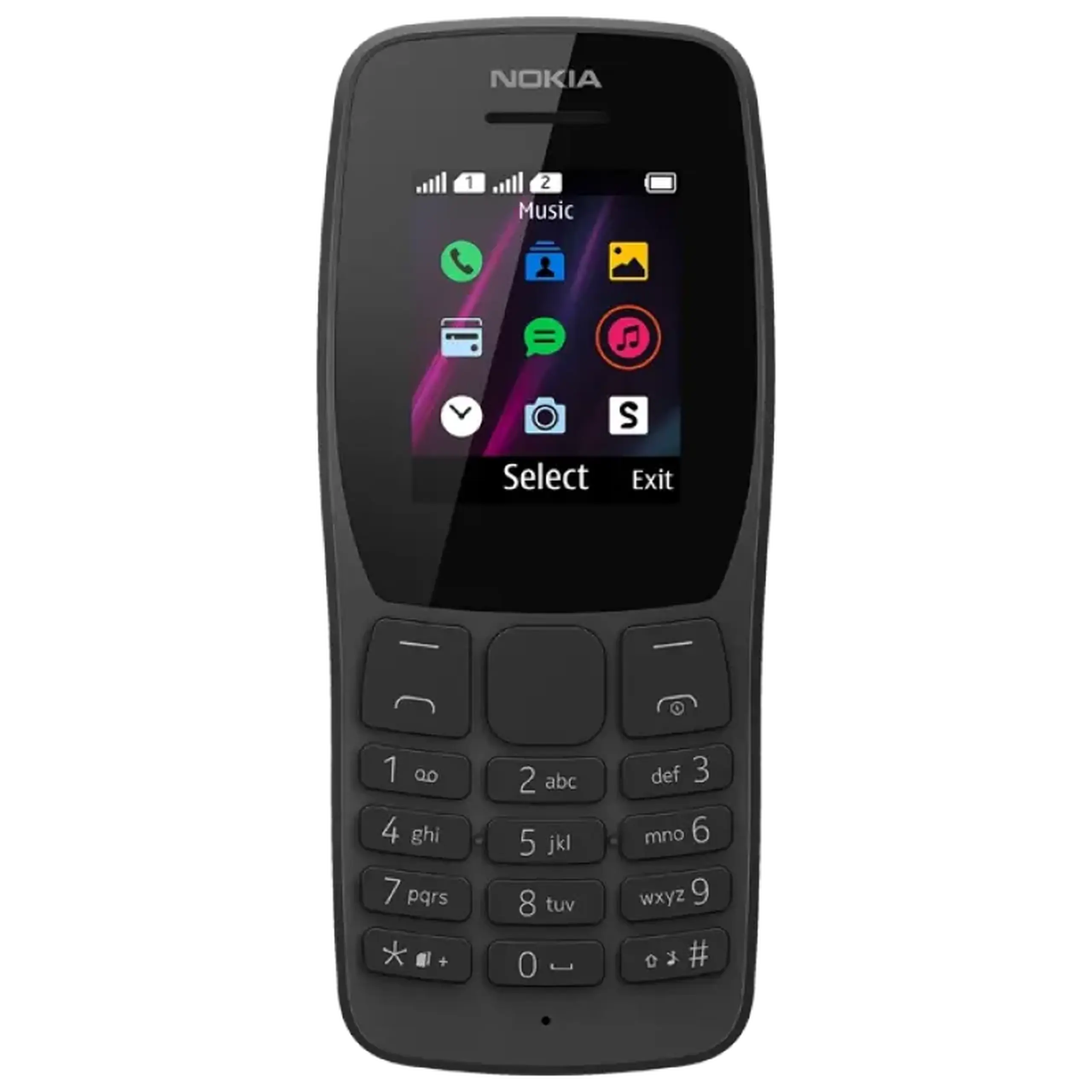 Telefon mobil Nokia 110, Negru