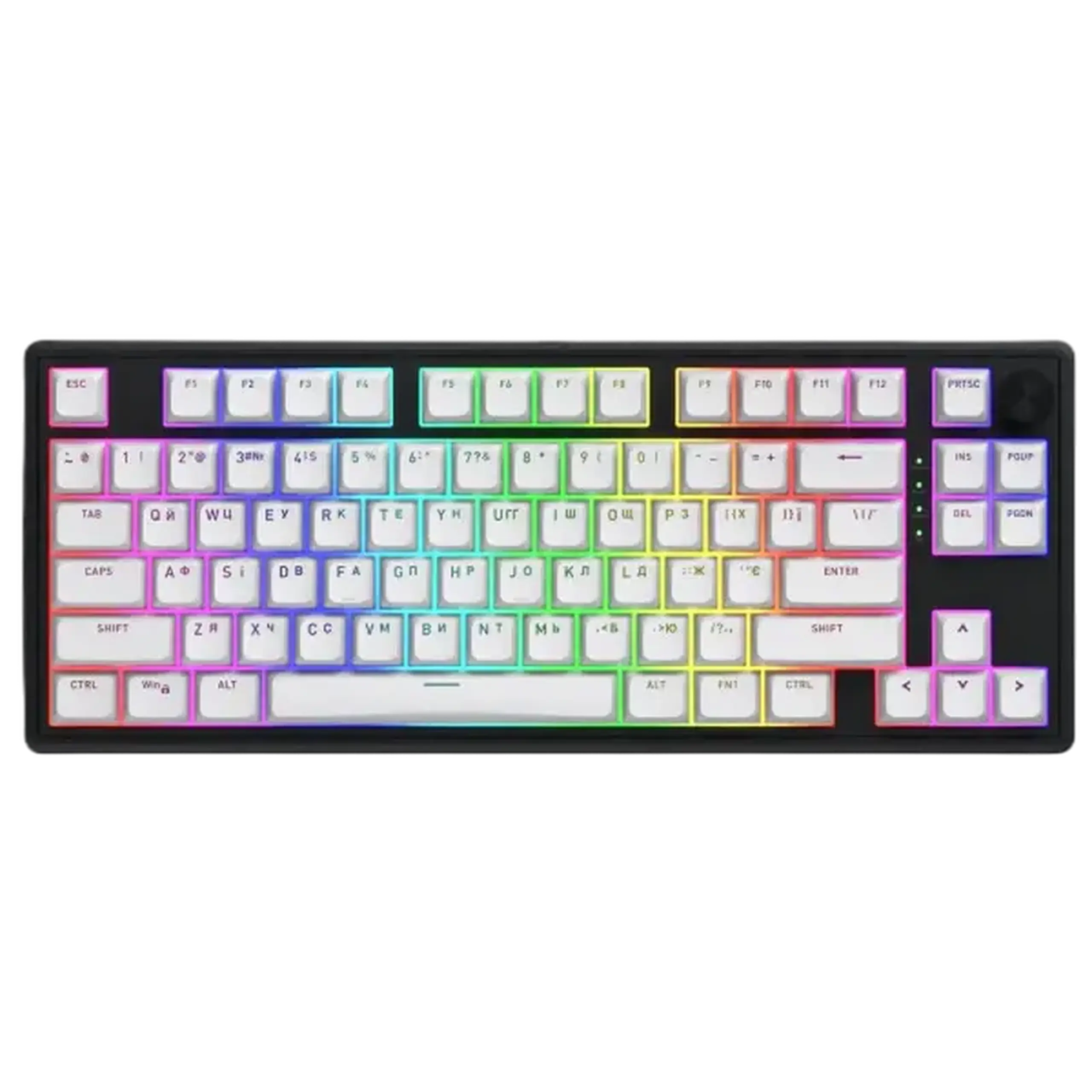Tastatură HATOR Skyfall 80, Cu fir / Fără fir, Negru