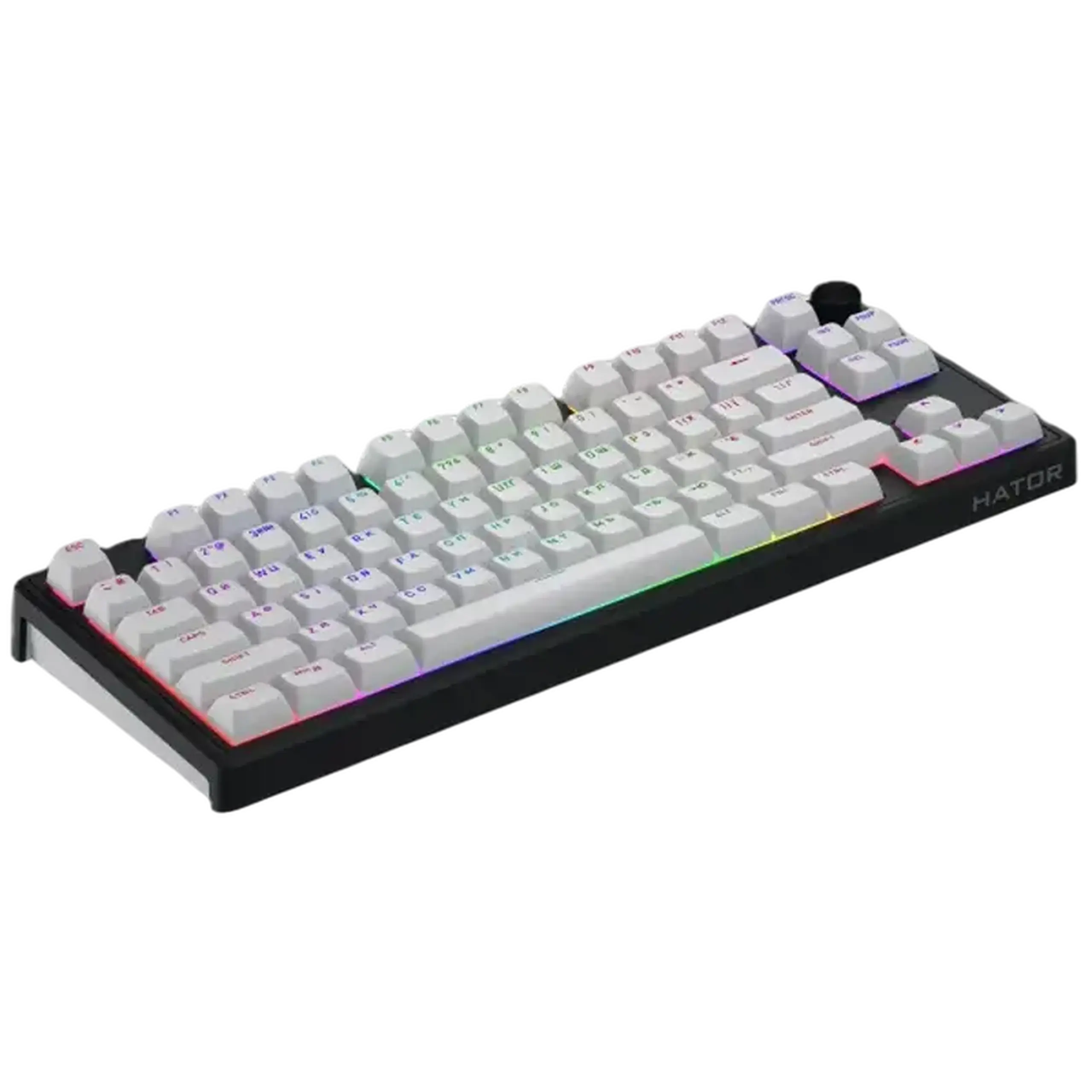 Tastatură HATOR Skyfall 80, Cu fir / Fără fir, Negru